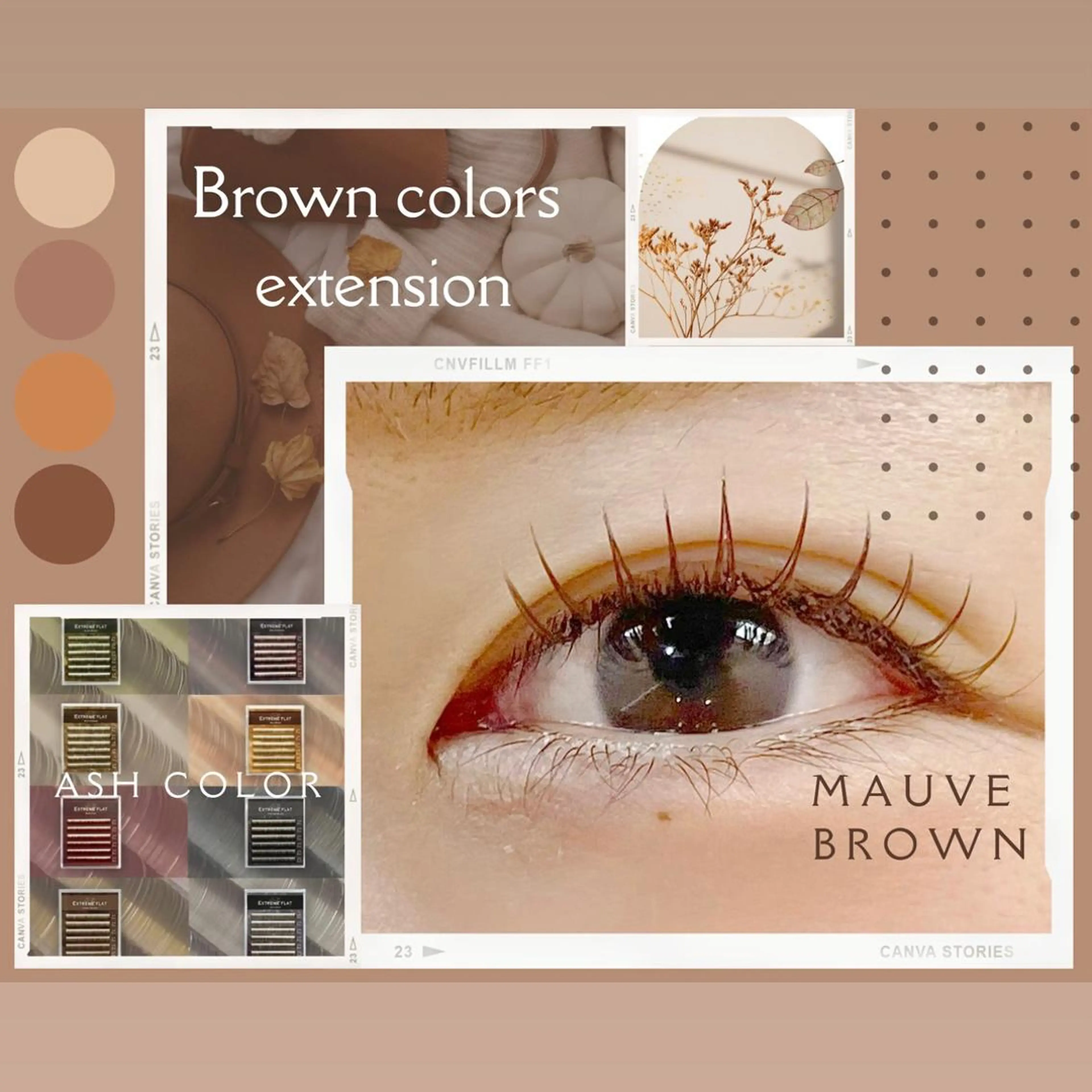 マツエク・マツパ カラーマツエク マツエク RUMéL Natsumiのマツエク・マツパデザイン