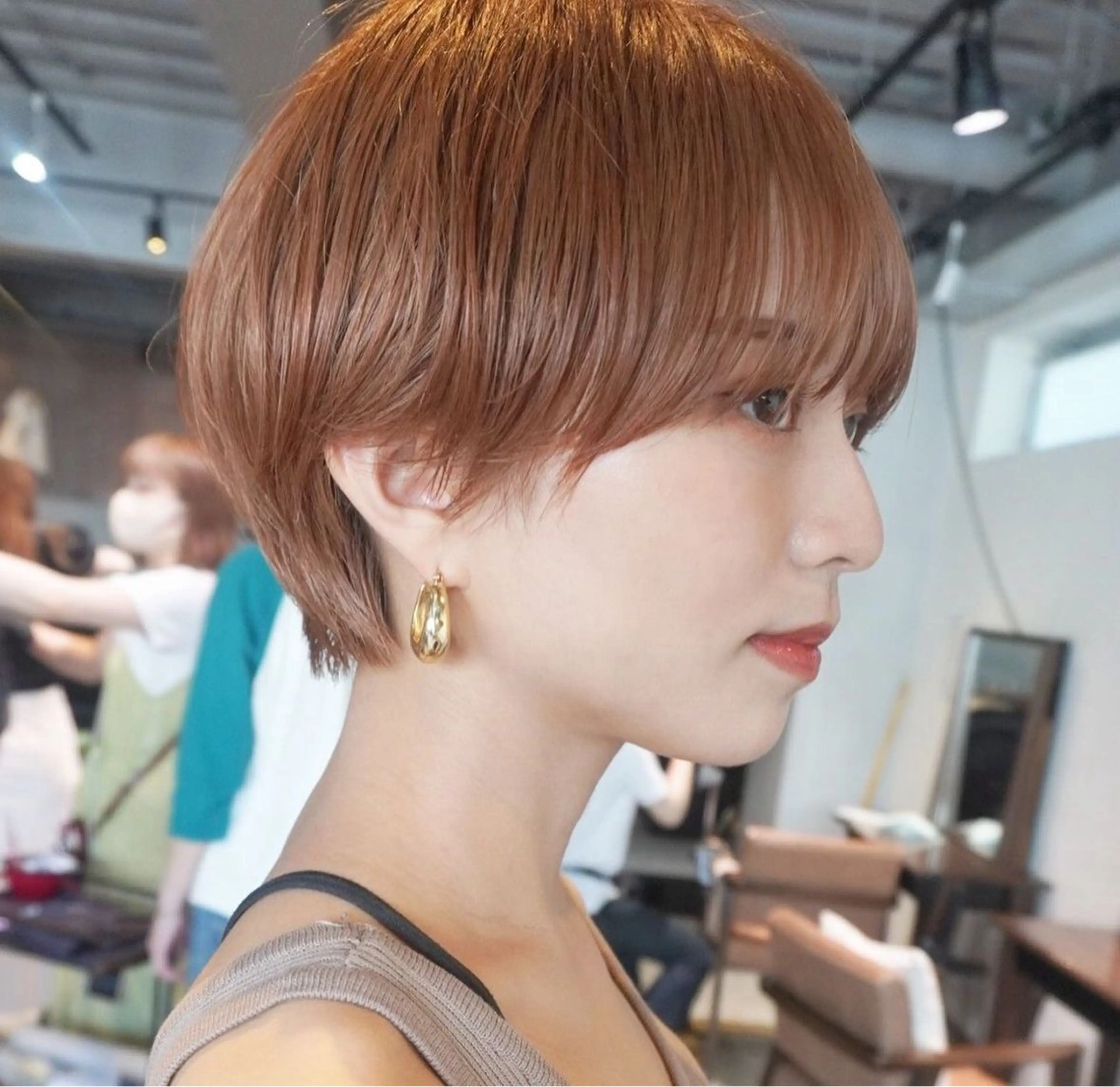 ショート Uil所属・レイヤーカット・ 縮毛矯正☁💙acoのヘアスタイル