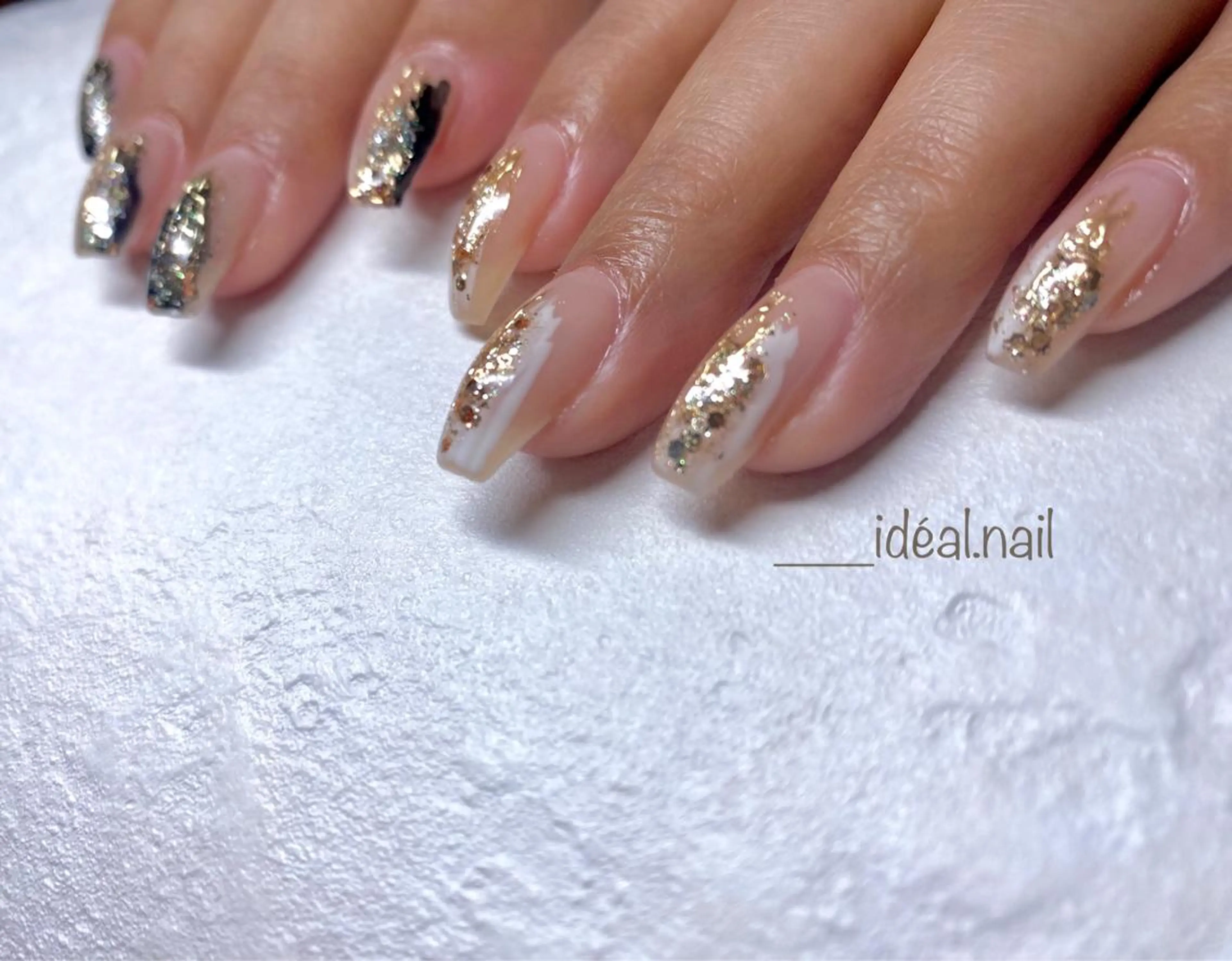 ネイル キラキラネイル シンプルネイル ide. Mikiのネイルデザイン