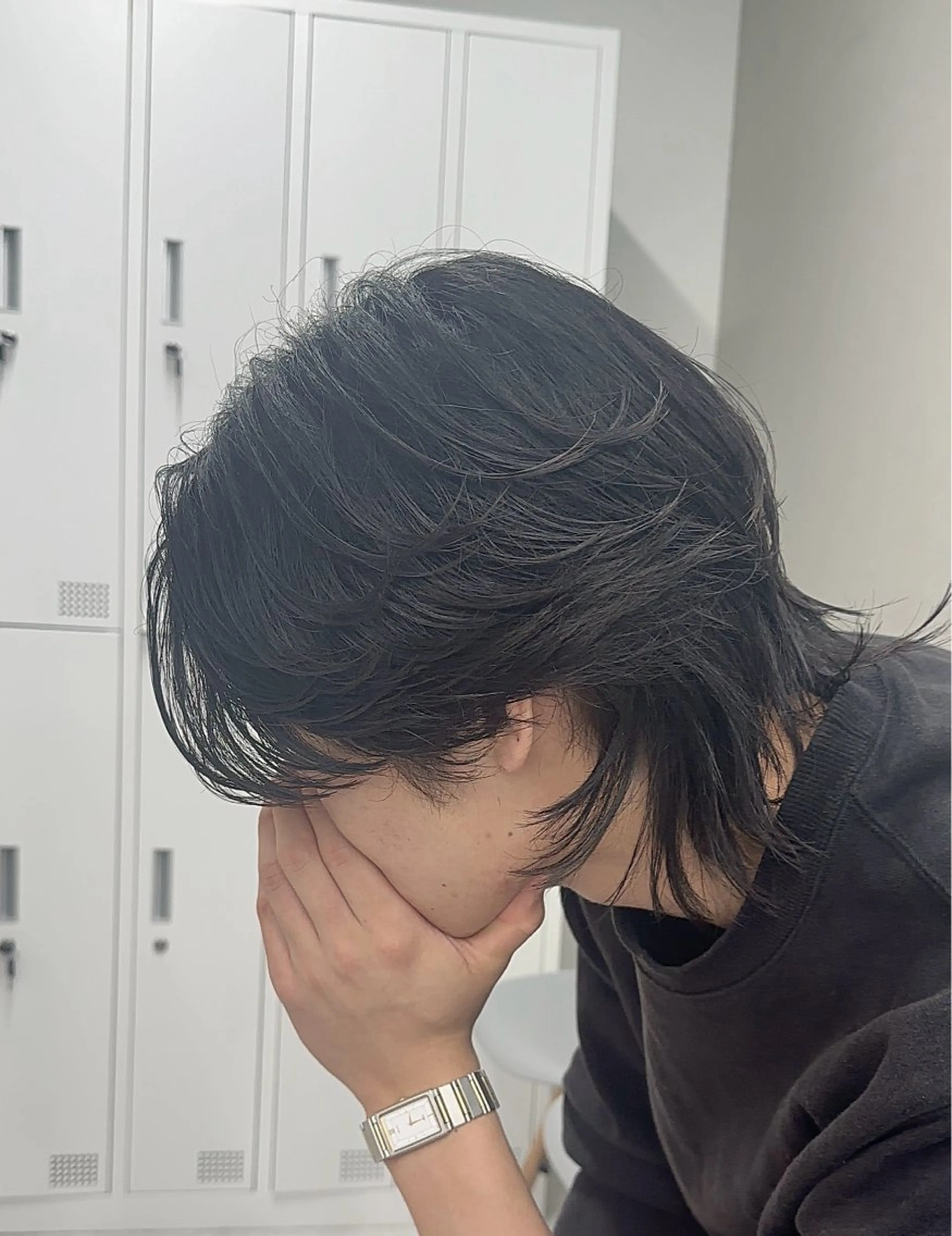 パーマ メンズ カット ニュアンス/フェザー /ウルフ/伶馬のヘアスタイル