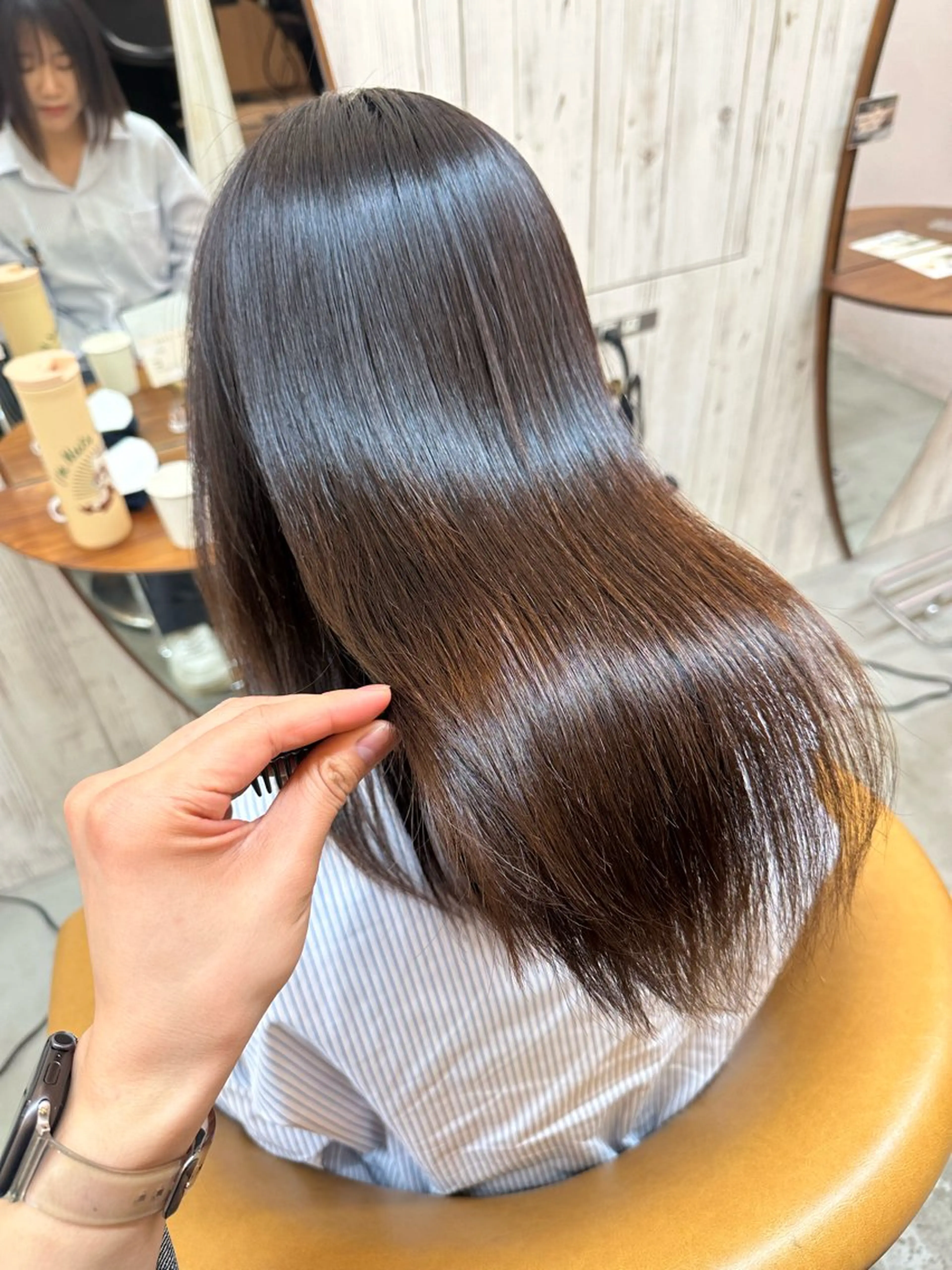 ミディアム 縮毛矯正 トリートメント 縮毛矯正/髪質改善 /ボブ/ともきのヘアスタイル