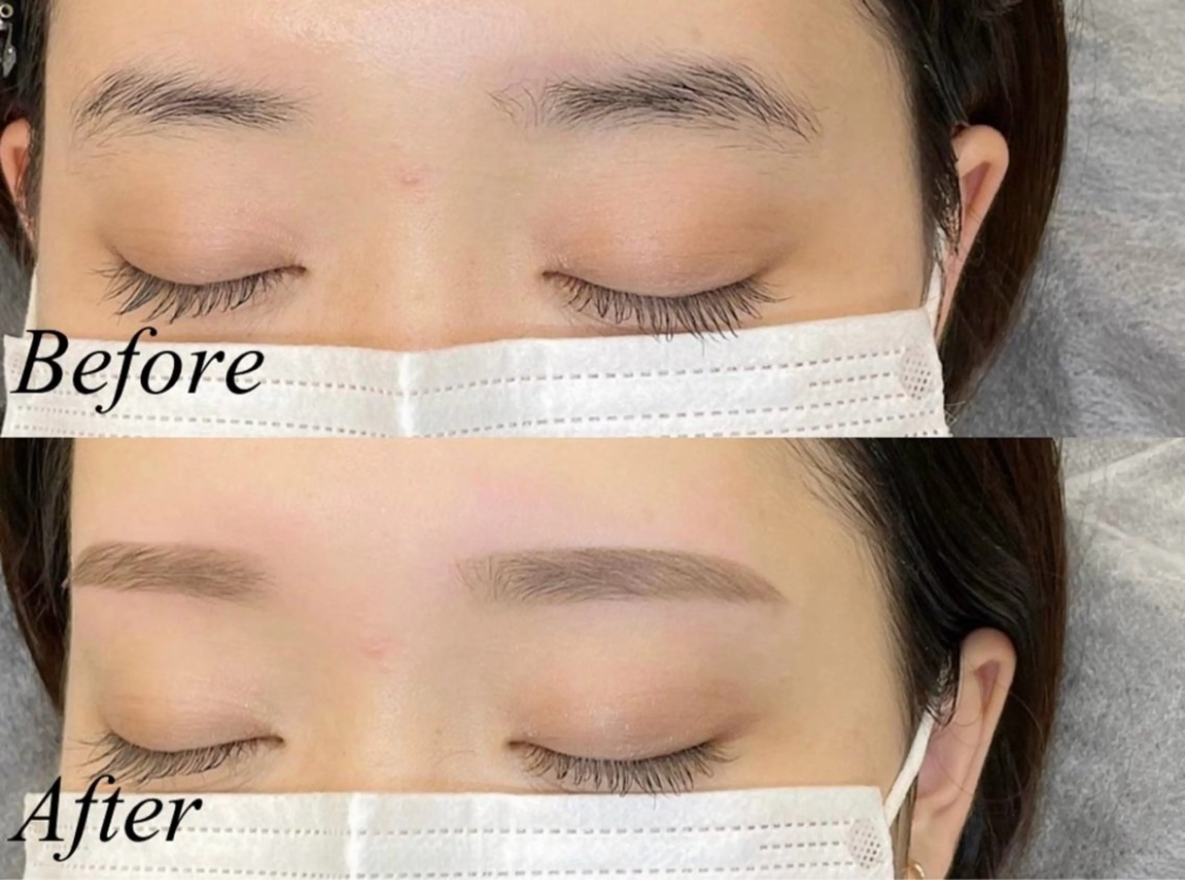 《ナチュラル眉🌿》美眉アイブロウWAX＋間引き（メイク込）¥5200の写真