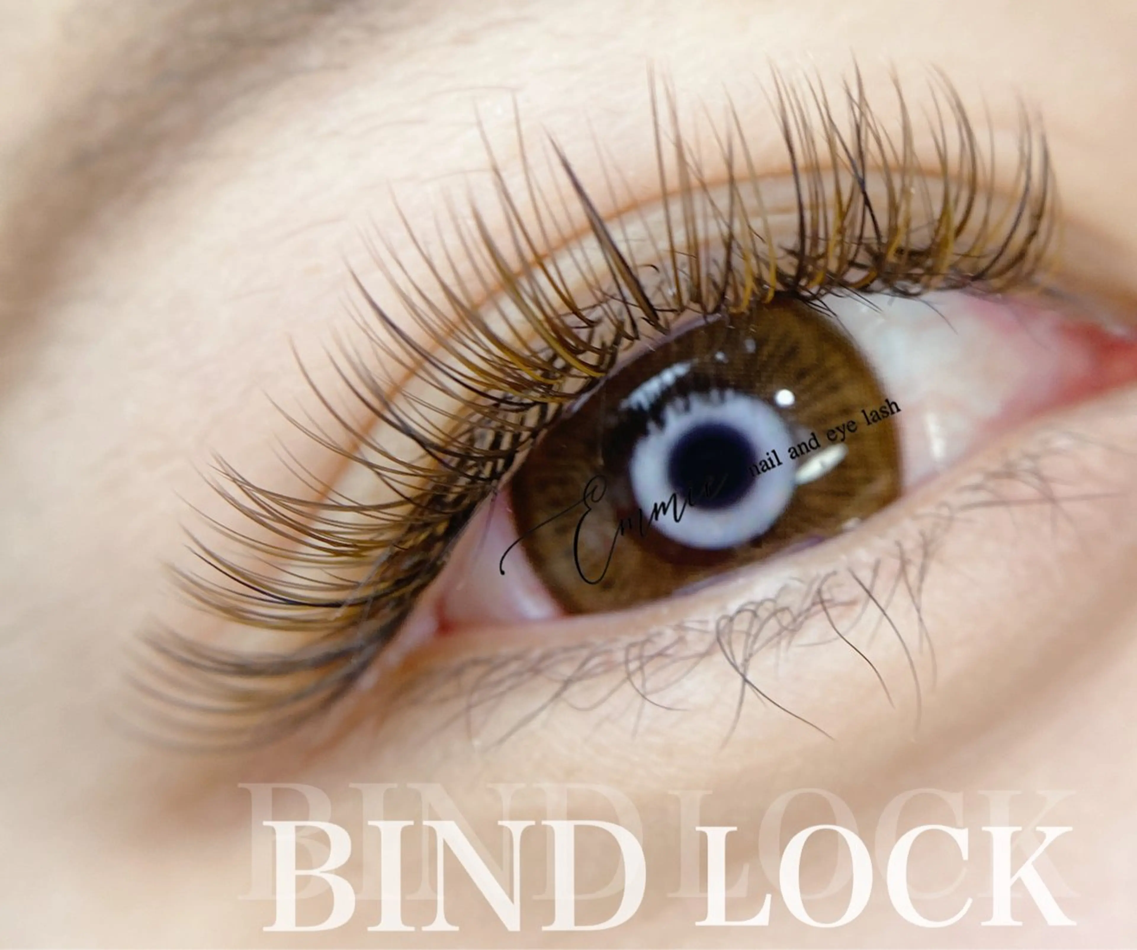 🎀バインドロックorダブルフラット100束🎀ブラウン変更無料🤍オフ・コーティング込の写真