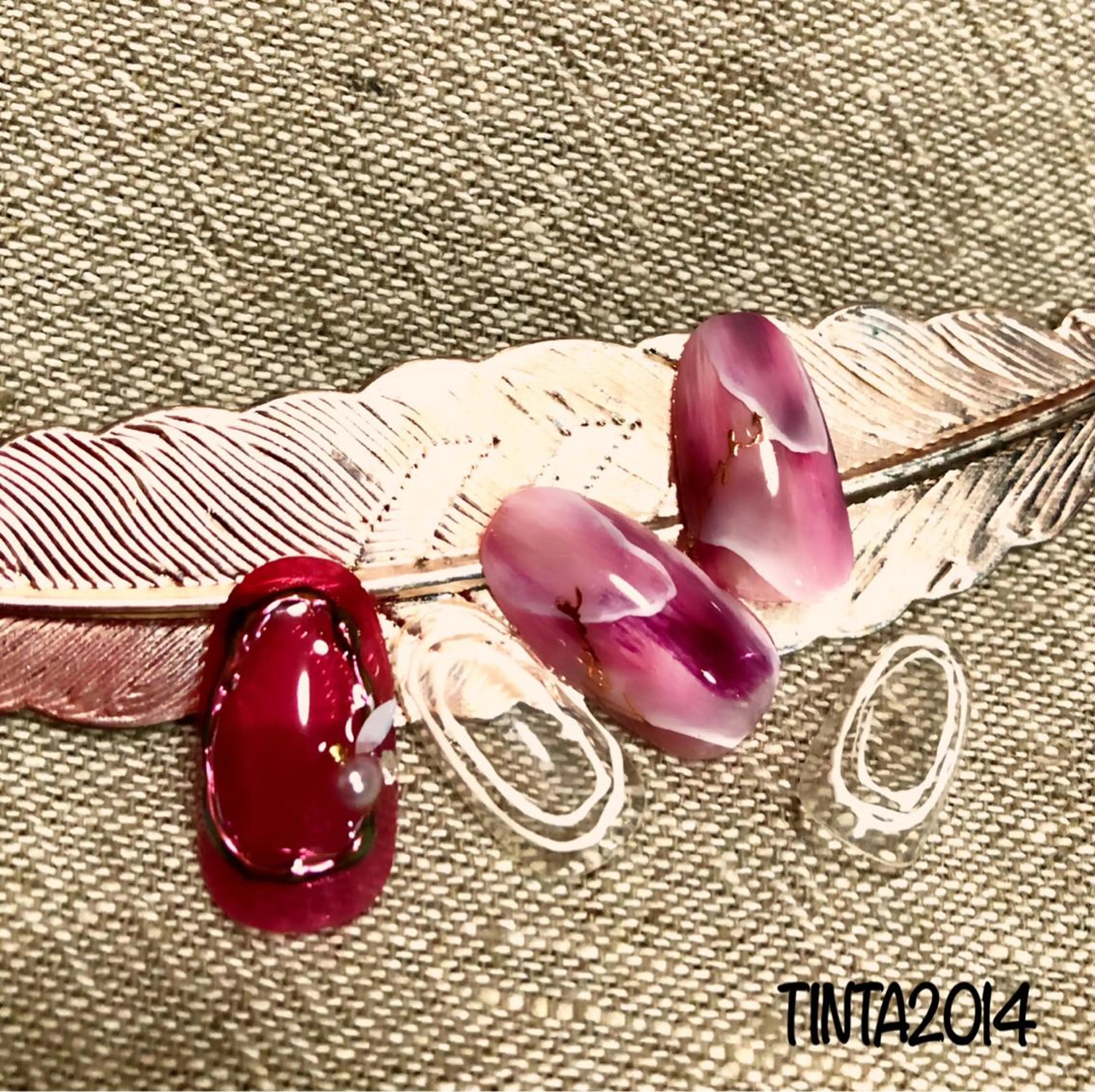 ネイル クリアネイル ニュアンスネイル ネイルサロン ティンタ所属・馬場 典子のネイルデザイン