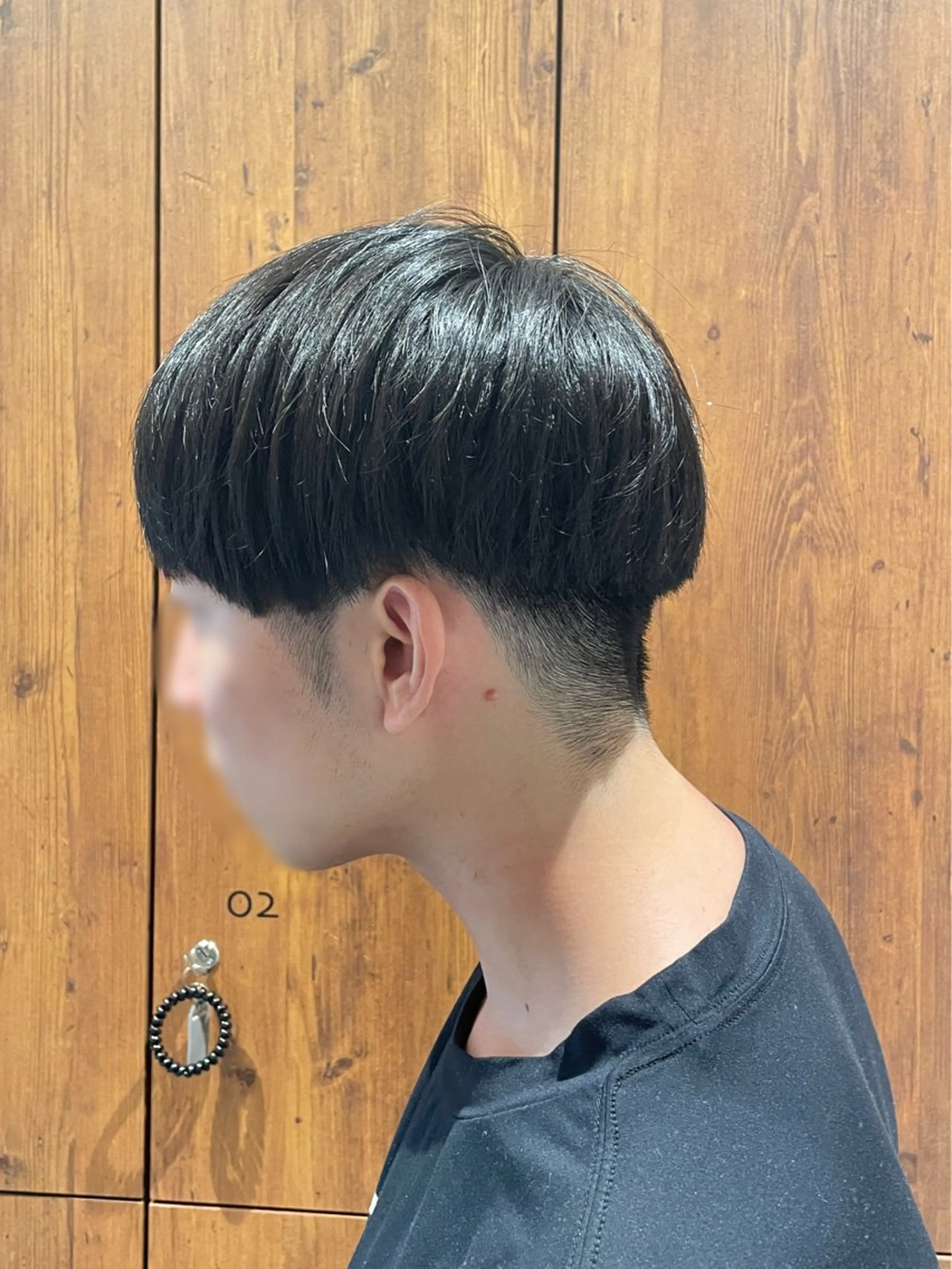 ショート メンズ メンズ毛流れパーマ/ センターパート/怜哉のヘアスタイル