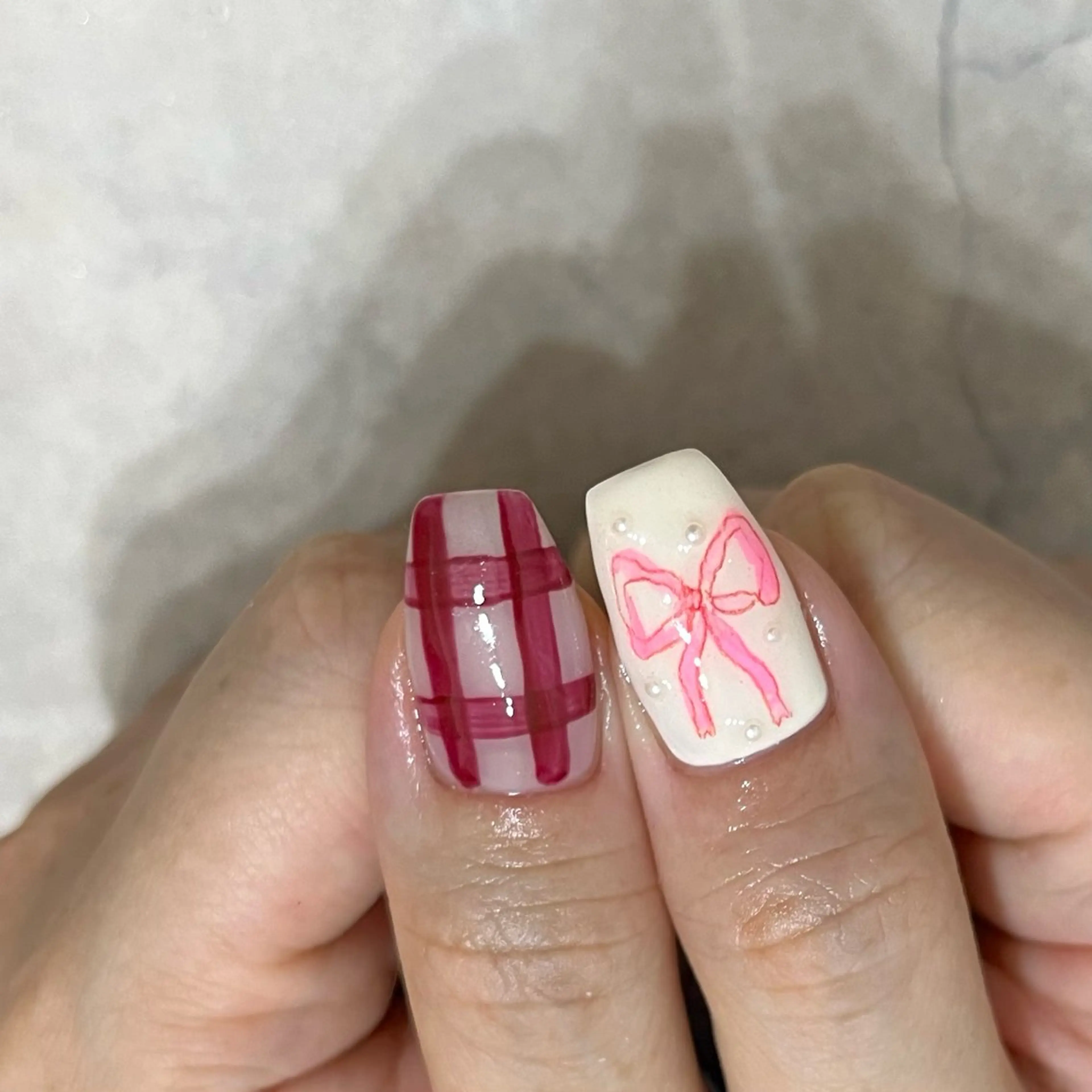 ネイル グリーン ハンドネイル nail salon O (en)所属・vegh. nail/阿波座のネイルデザイン