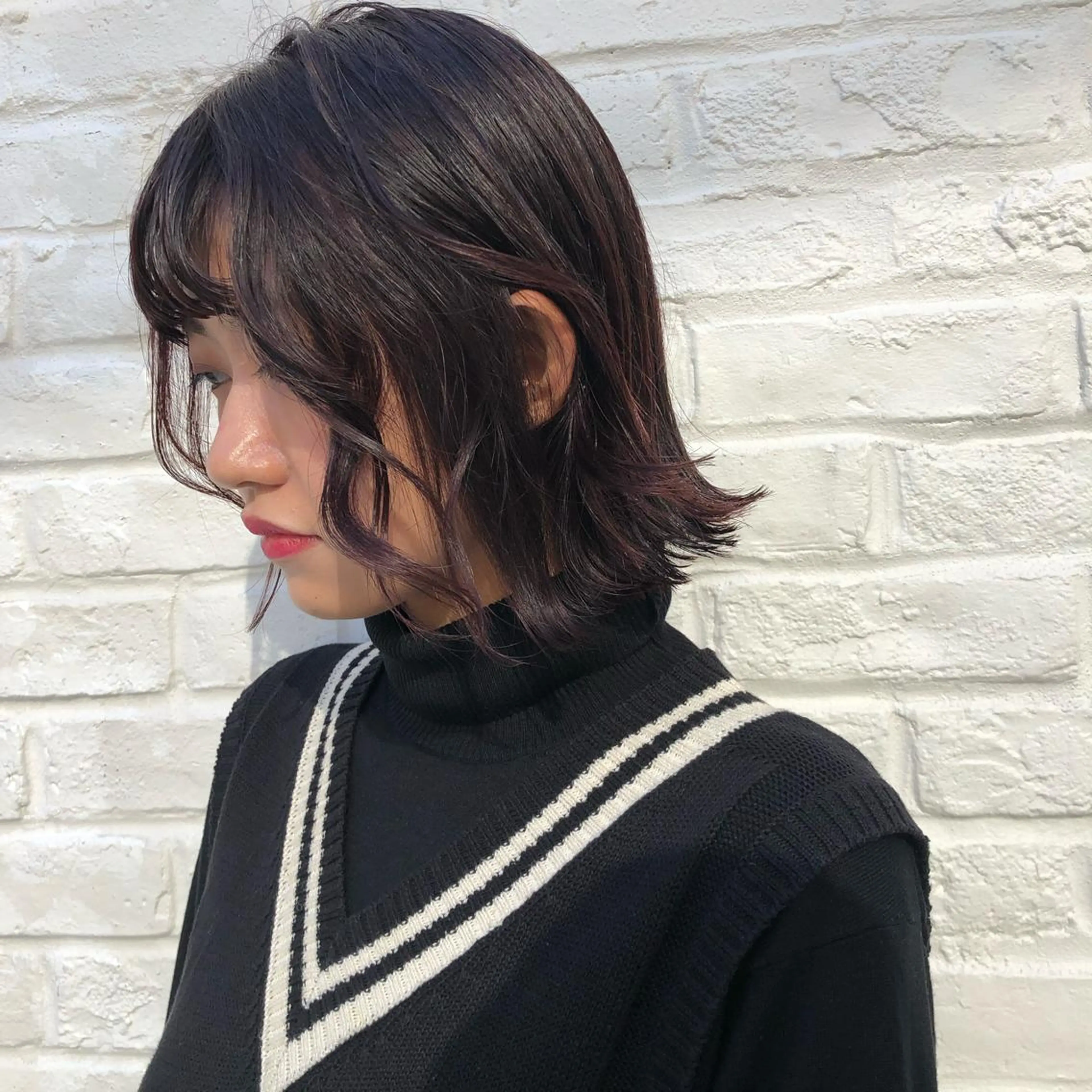 カラー ニシオカ タクヤのヘアスタイル
