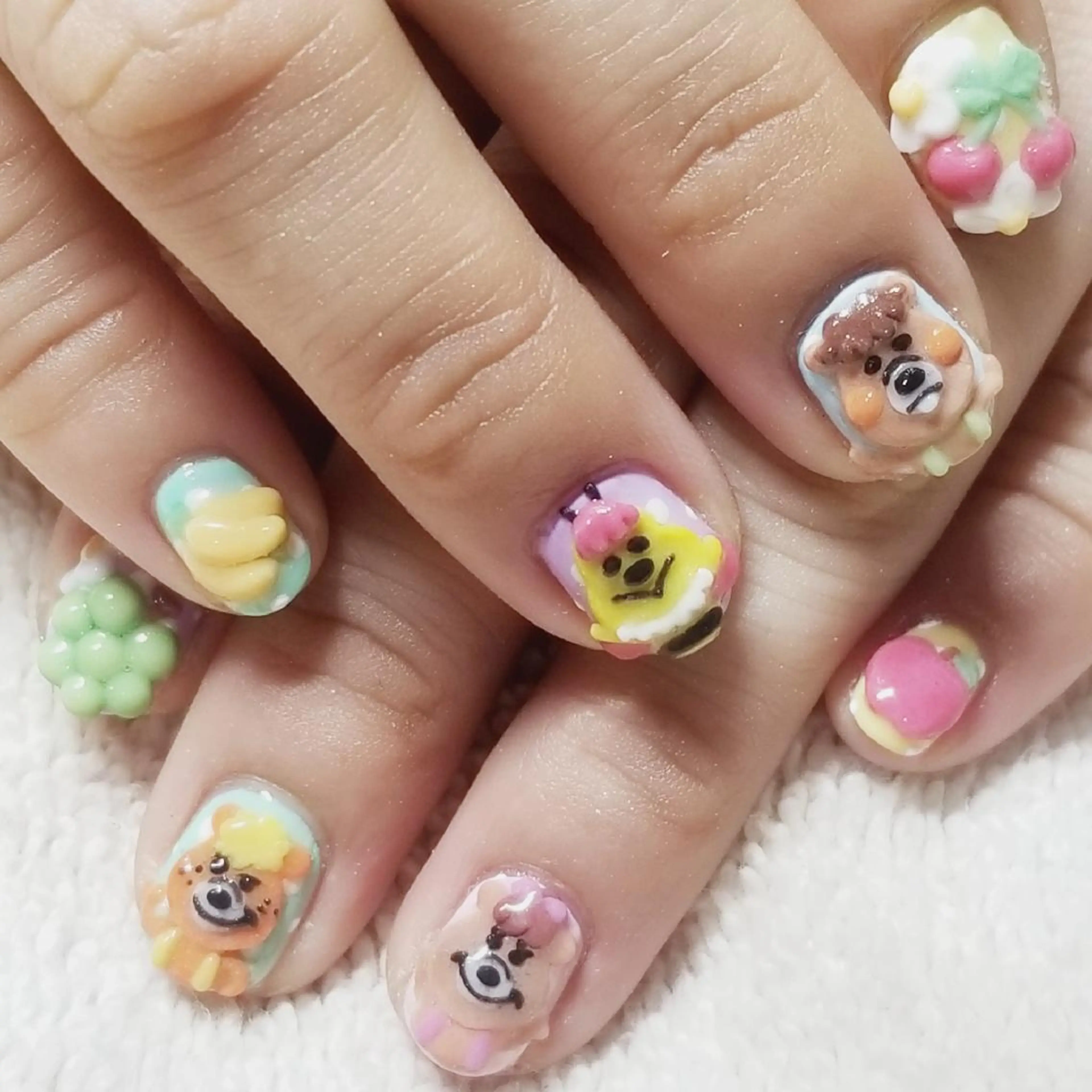 ネイル ドット パステルネイル ハンドネイル よしだ ひろきのネイルデザイン