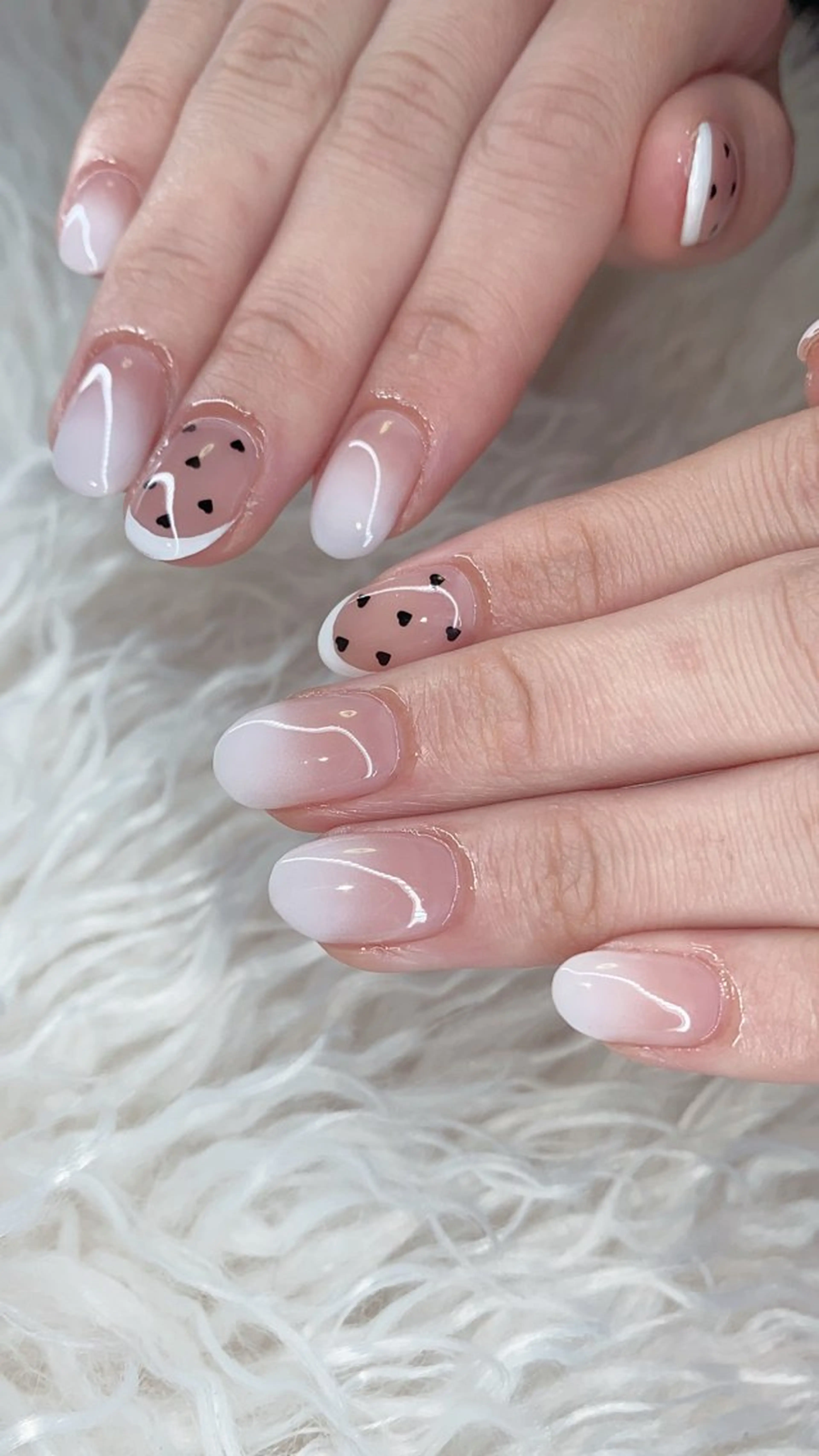 ネイル ハンドネイル n o q r m. n a c h iのネイルデザイン