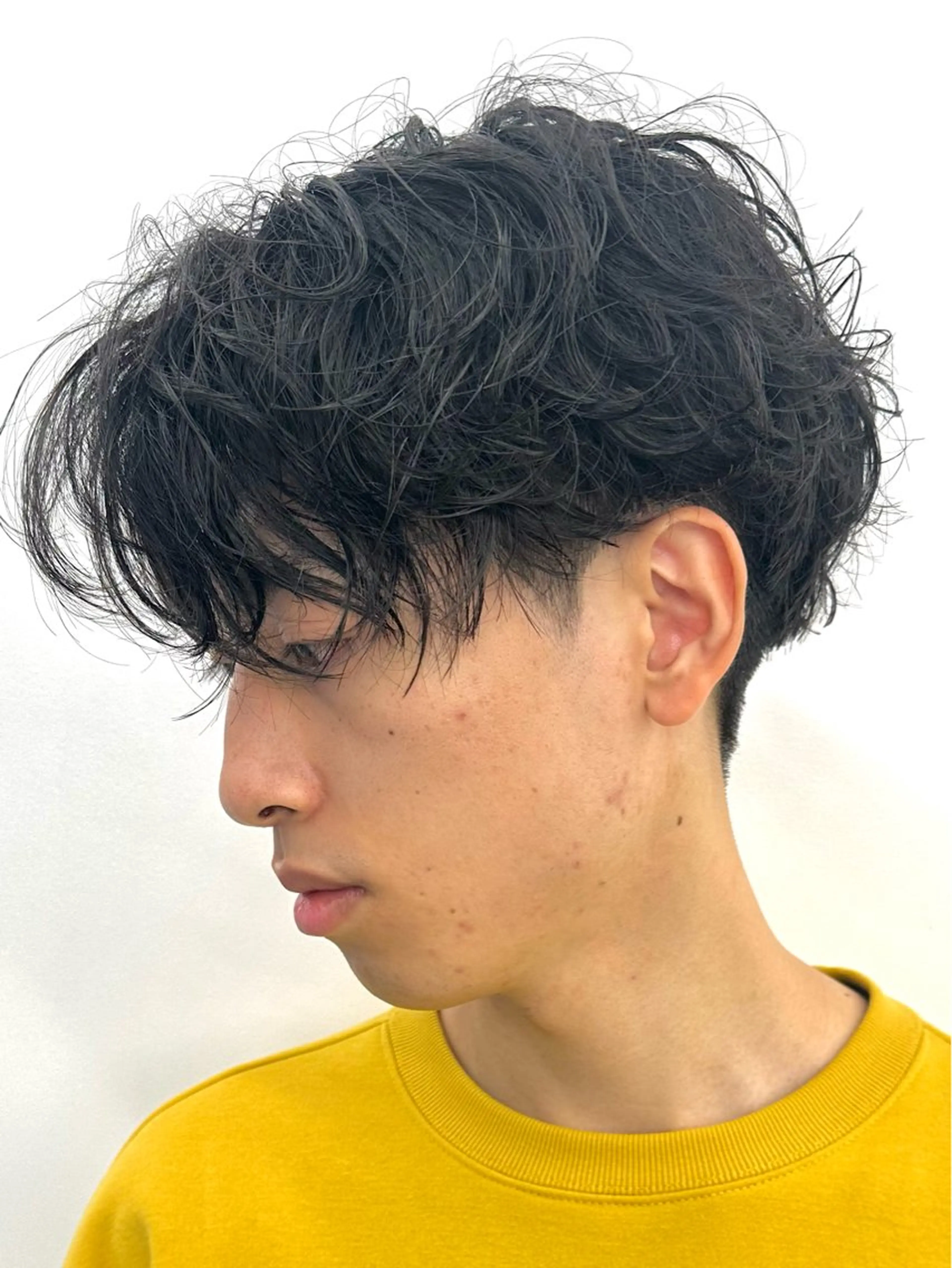 ショート パーマ メンズ Vir by browのヘアスタイル