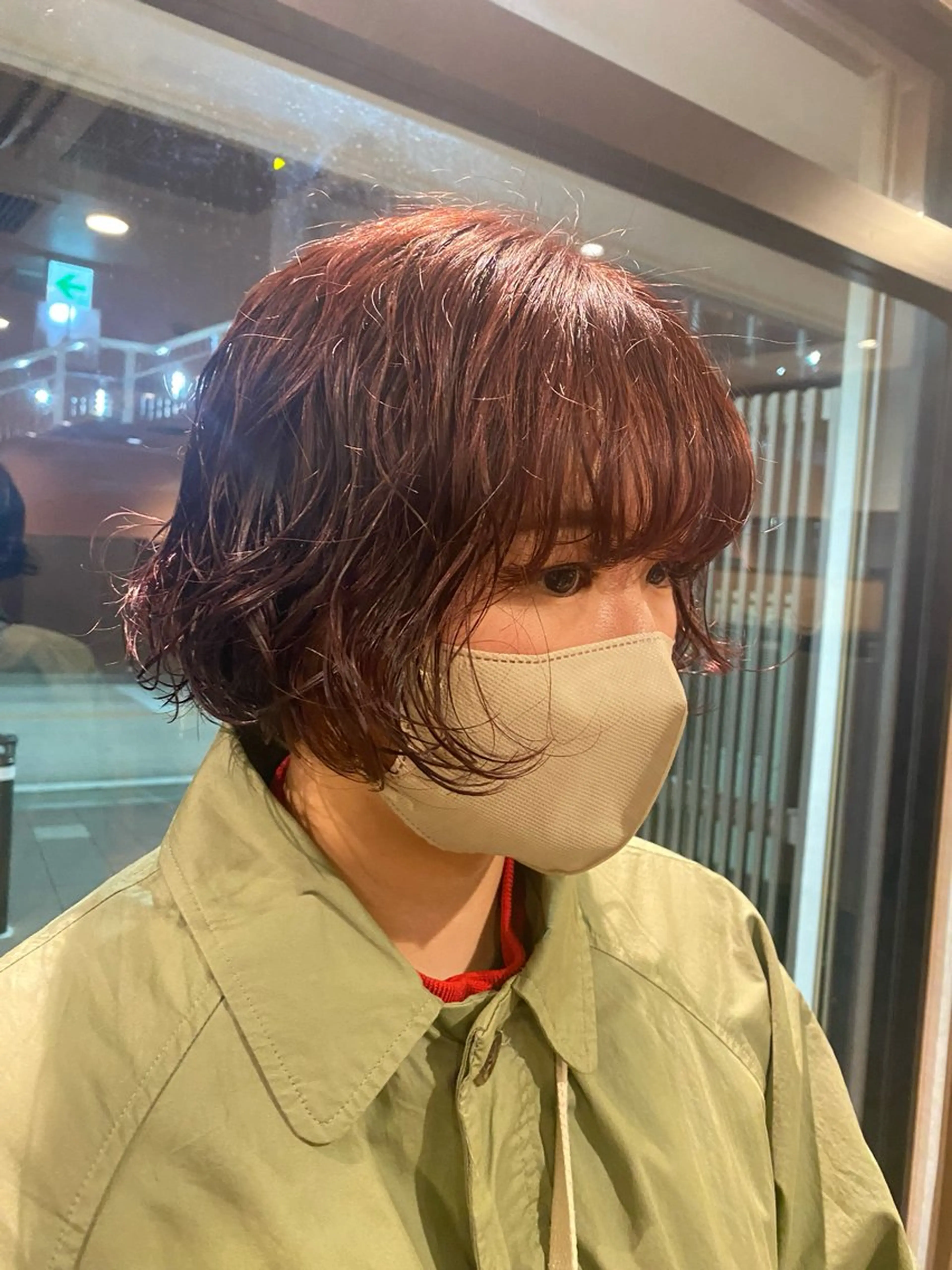 ミディアム パーマ 坂上 立のヘアスタイル