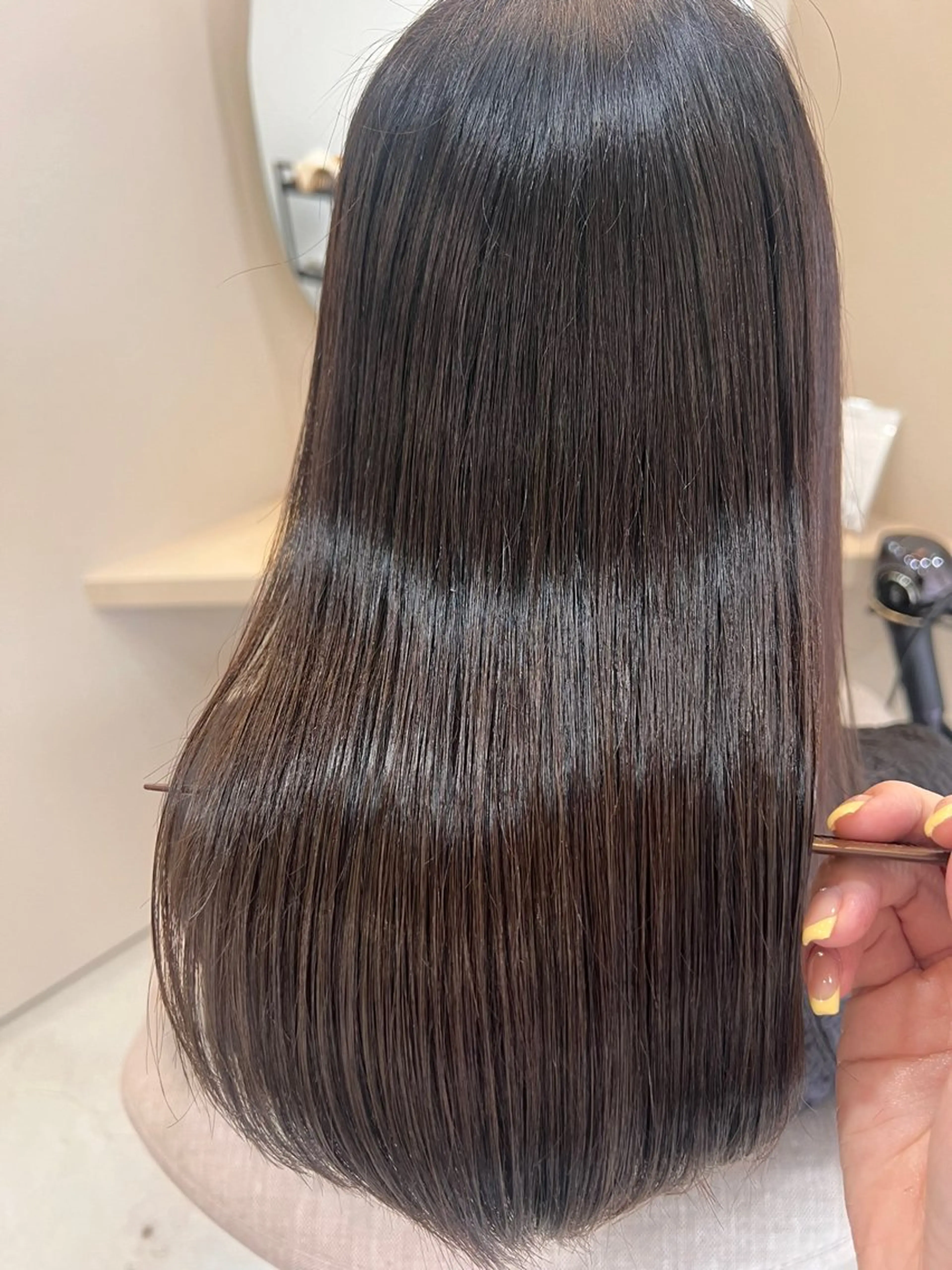 ロング カット ヘアカラー トリートメント ヘッドスパ MAHO/透明感 /艶髪のヘアスタイル