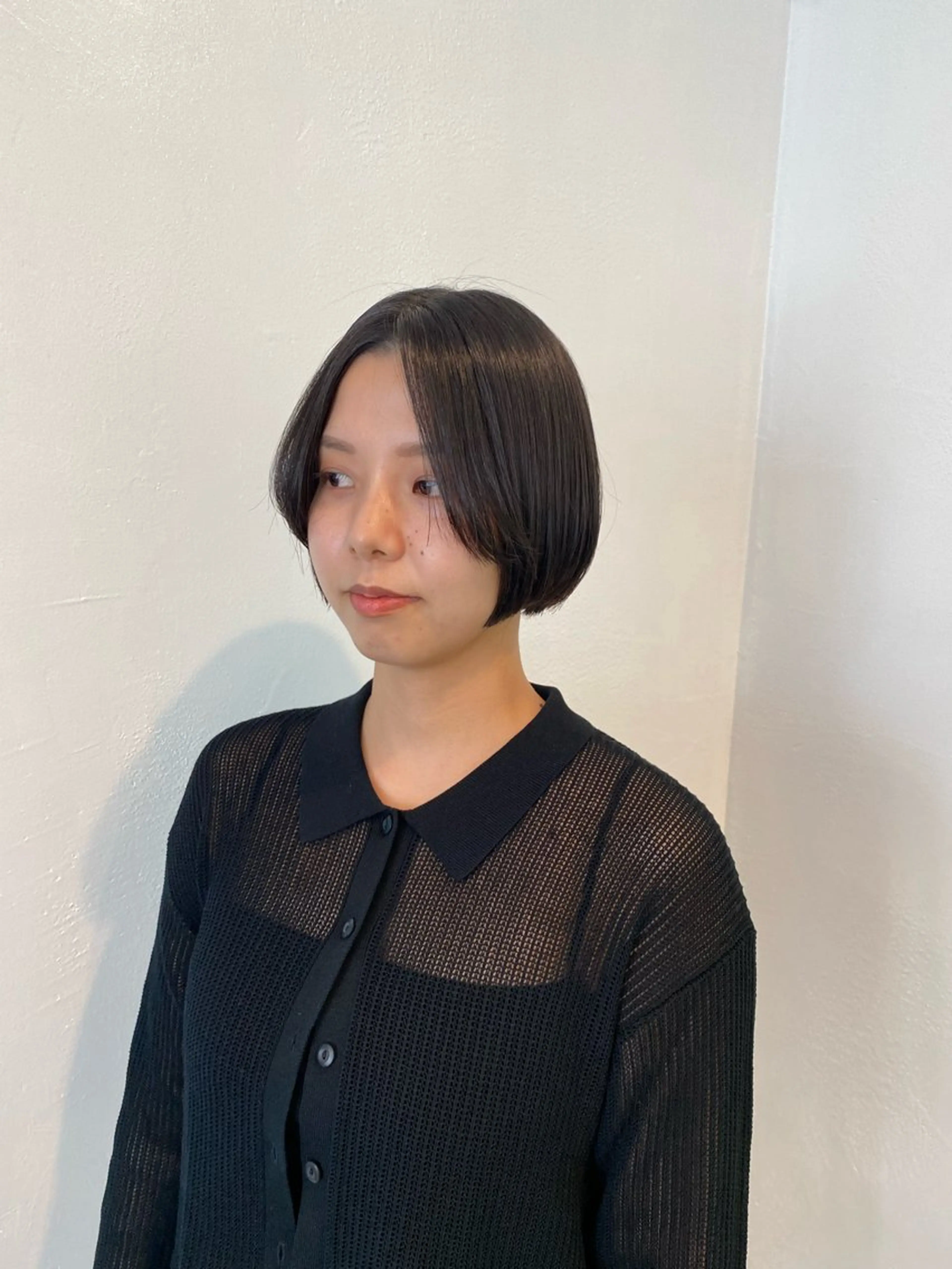 ショート パーマ ボブ 髪質改善 縮毛矯正 GO TODAY神戸三宮所属・あ きのヘアスタイル