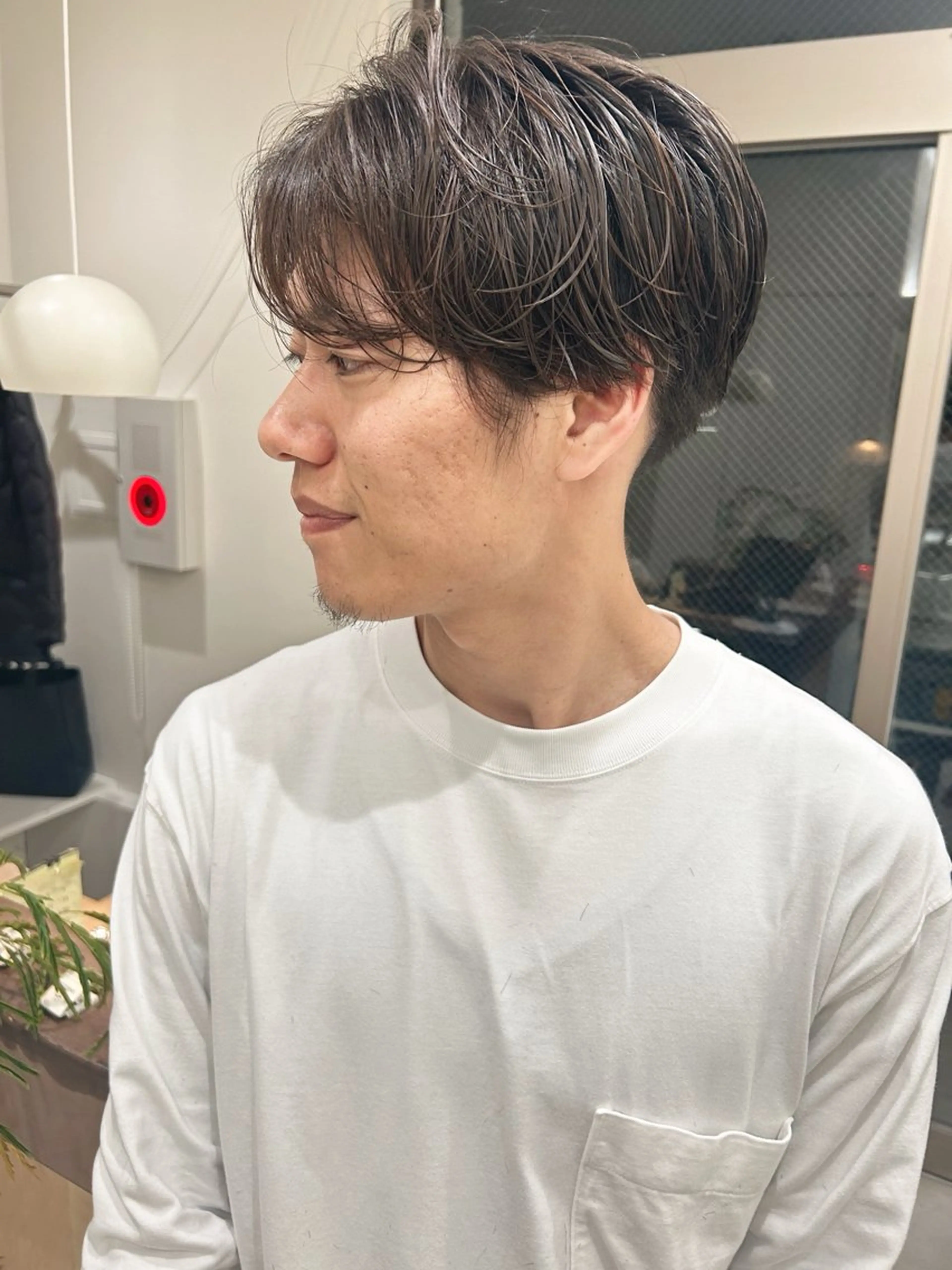 ショート パーマ メンズ カット パーマ 💛🤍U too e’s 鎌倉🧸のヘアスタイル