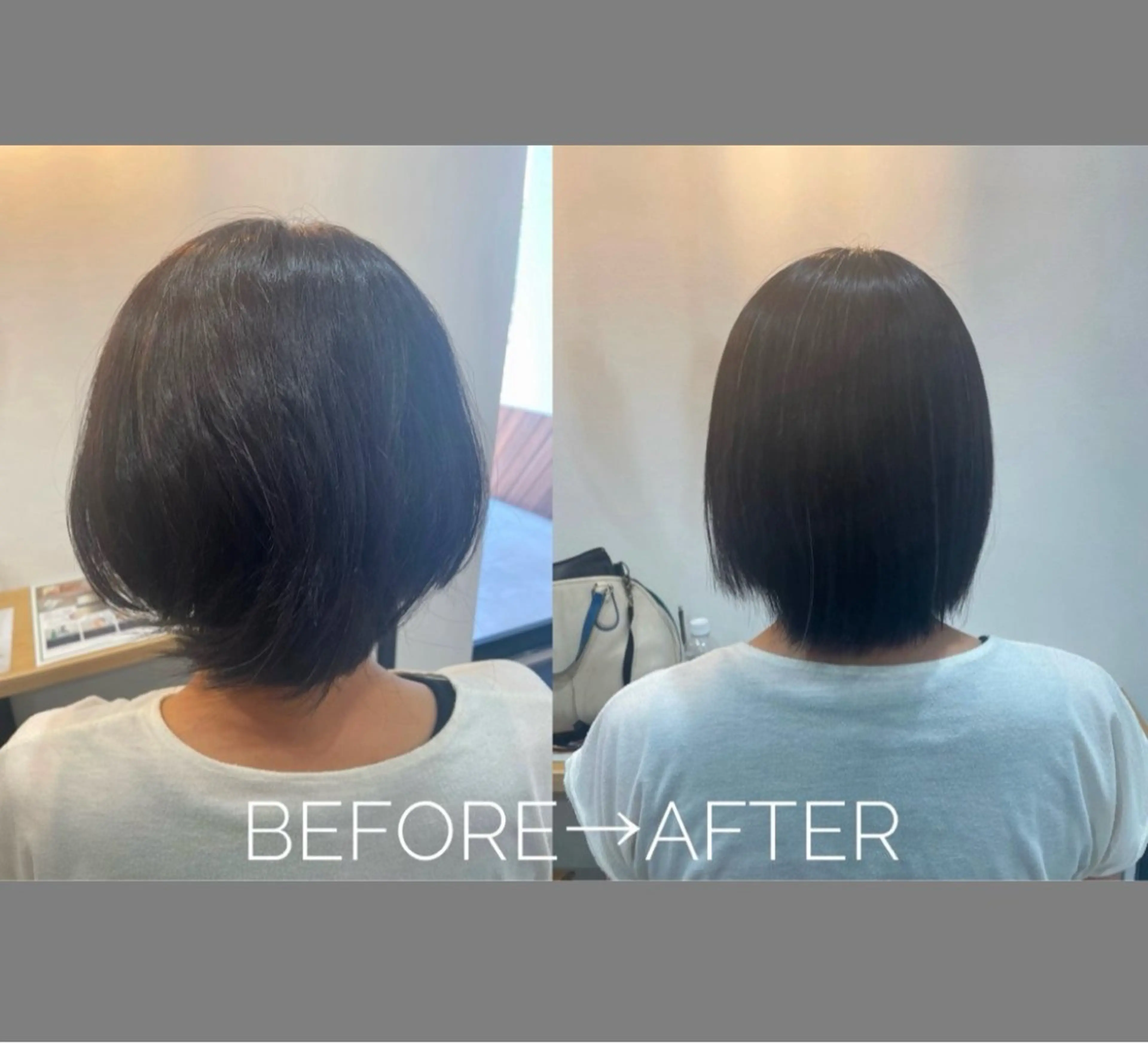 ショート 縮毛矯正 ルプラボウ りく/艶カラーのヘアスタイル