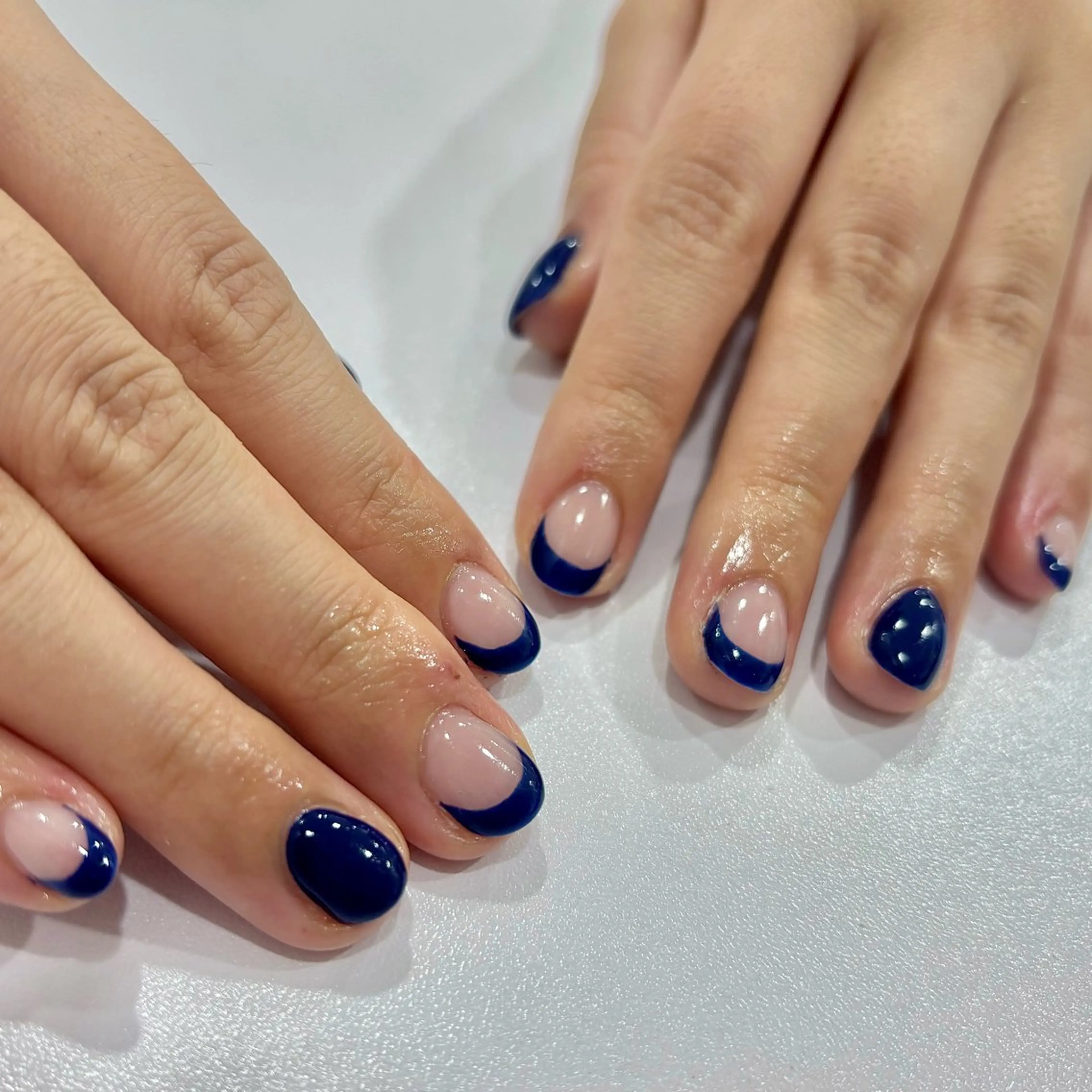 ネイル フレンチネイル ワンカラーネイル アンリッシュ池袋 小泉のネイルデザイン