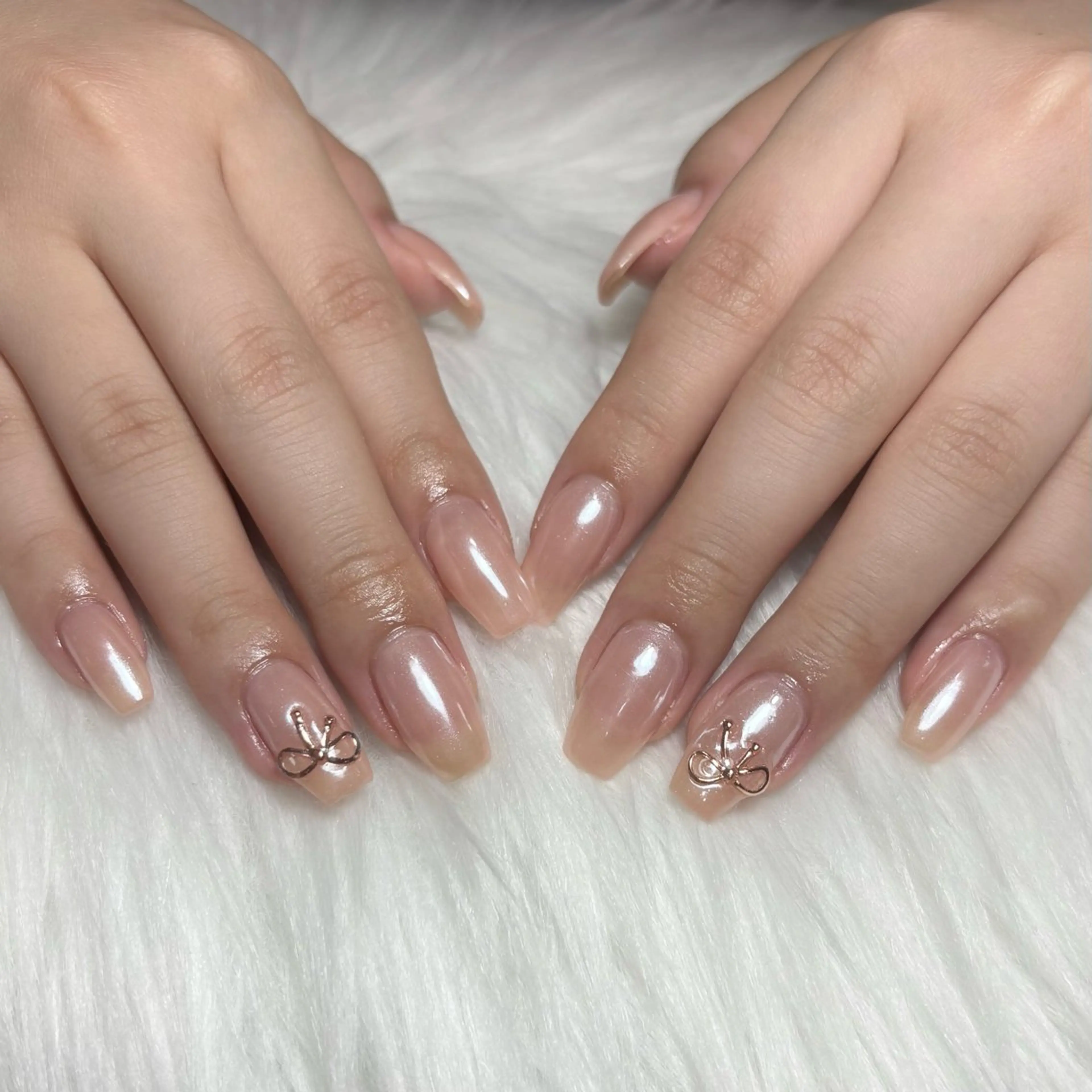 グラデーション、チーク、ミラーの写真