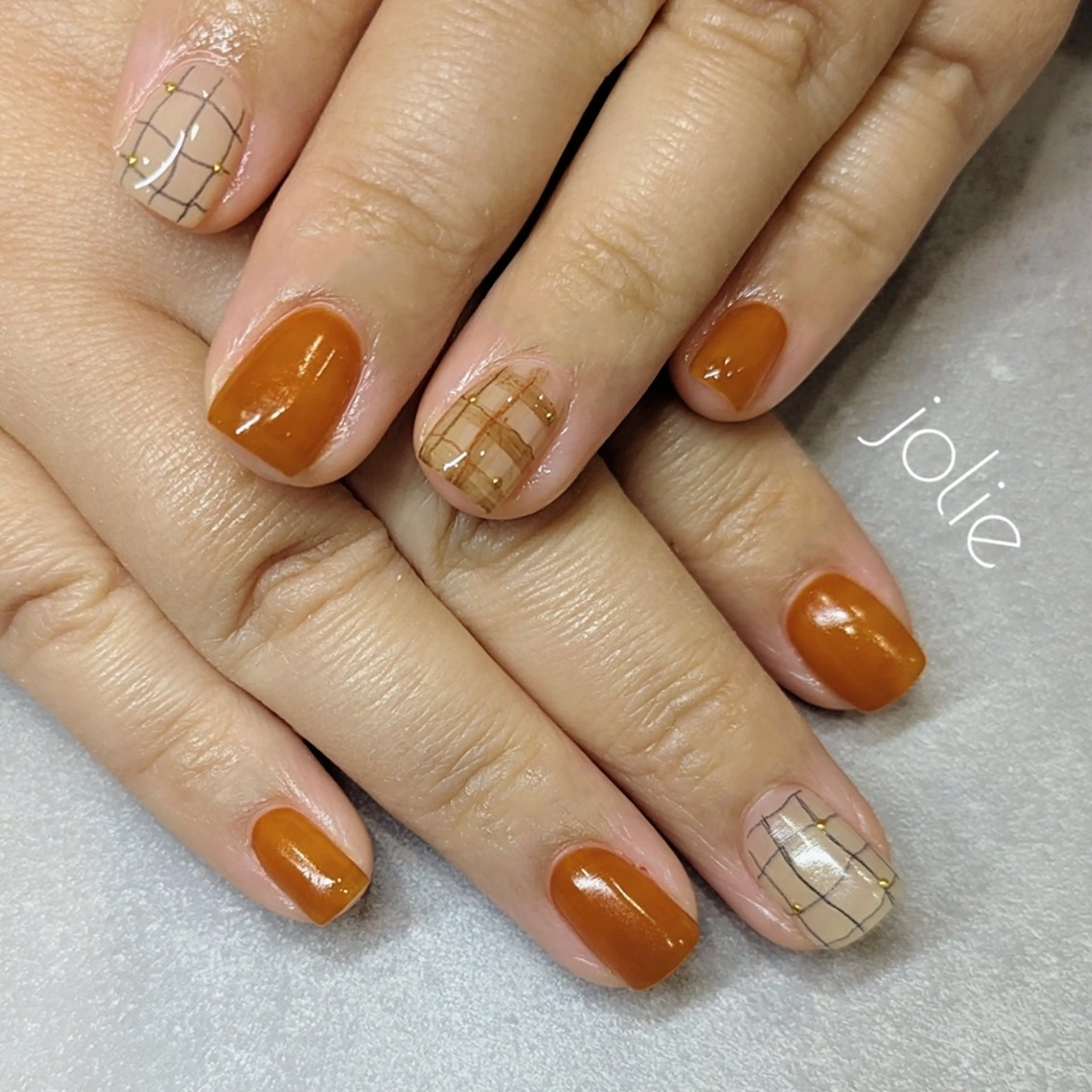 ネイル アートネイル シンプルネイル jolie  ISIHARAのネイルデザイン