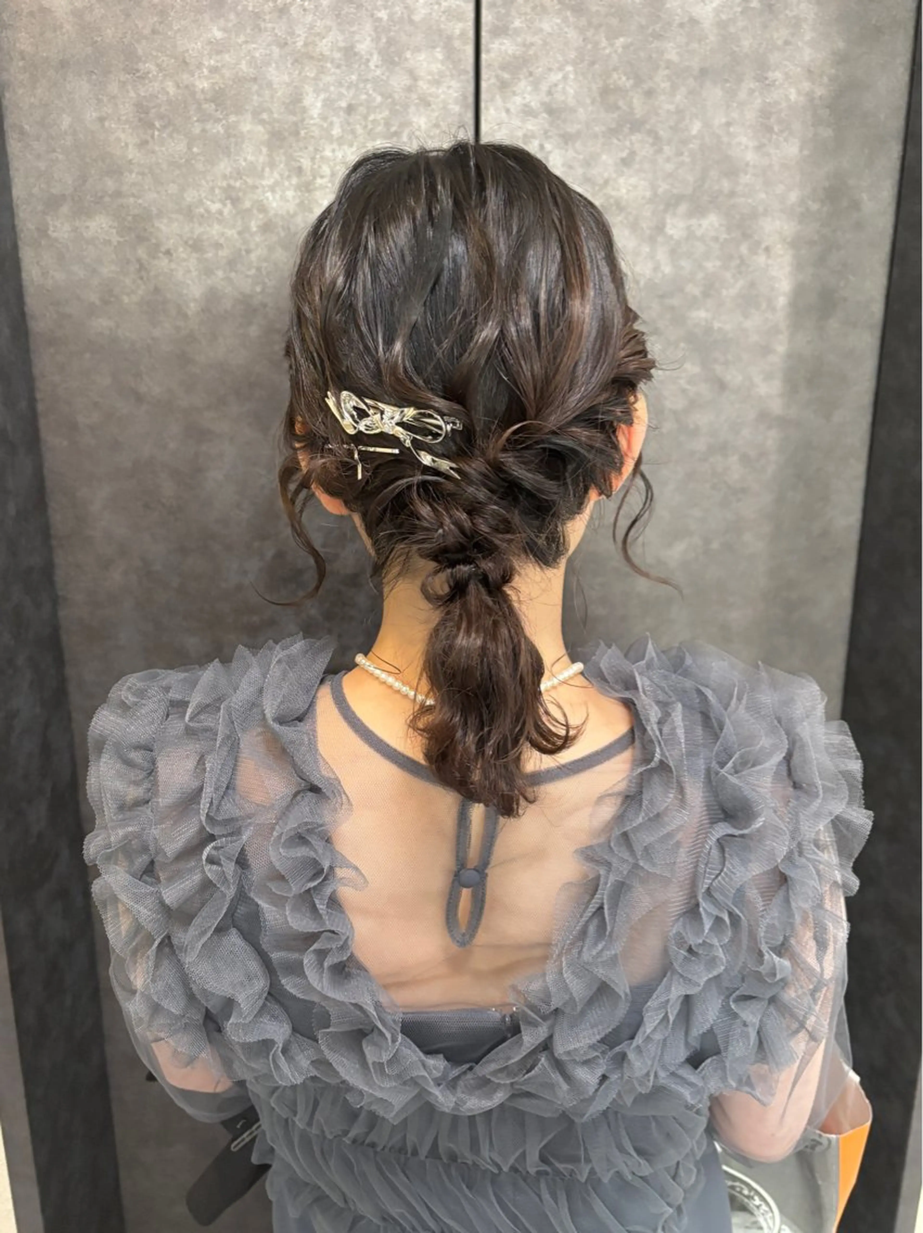 ヘアアレンジ ヘアセット Mila hinaのヘアスタイル