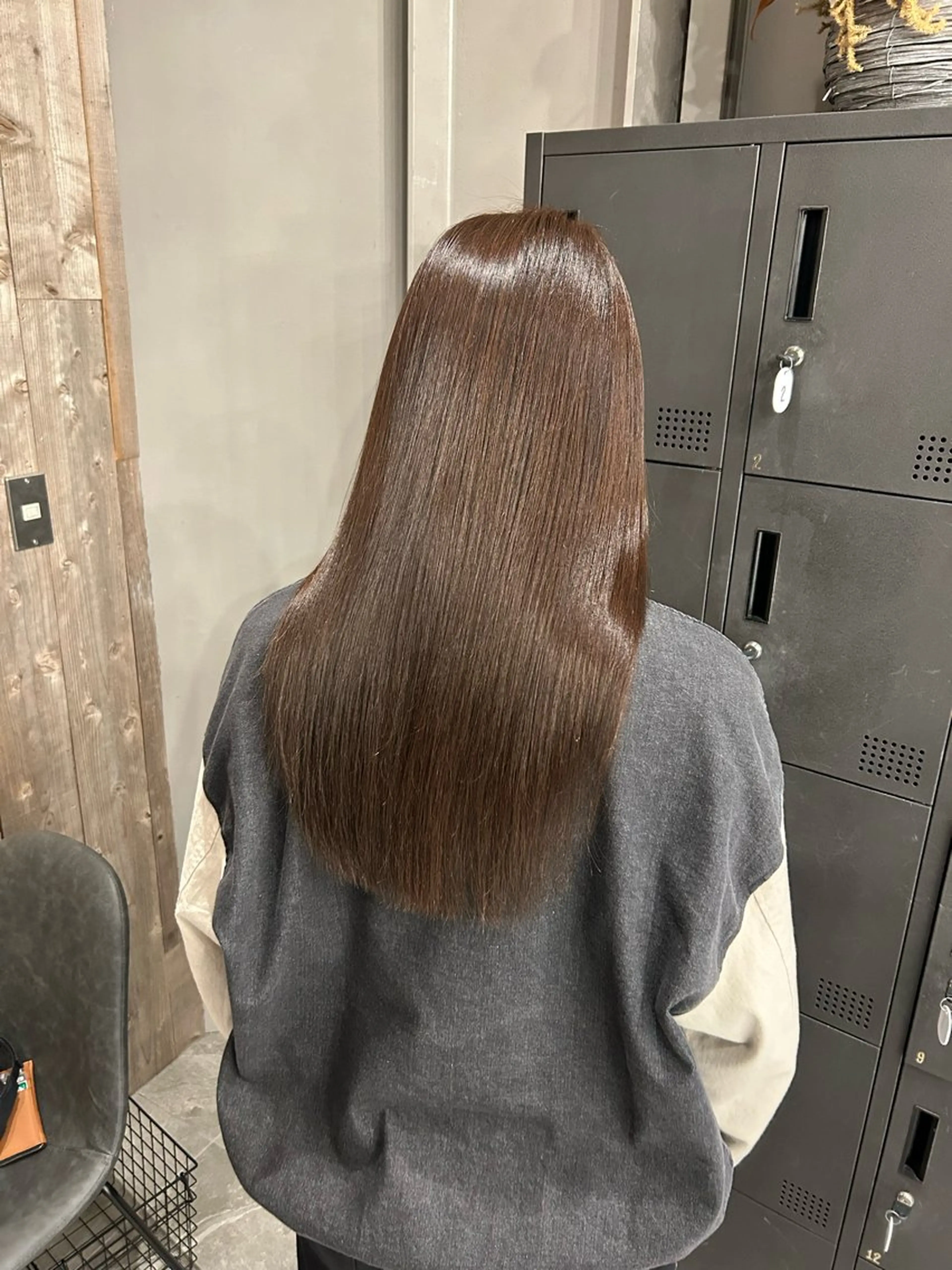 ロング 酸性ストレート カット ヘアカラー パーマ 縮毛矯正 トリートメント 艶髪/髪質改善 yukaのヘアスタイル