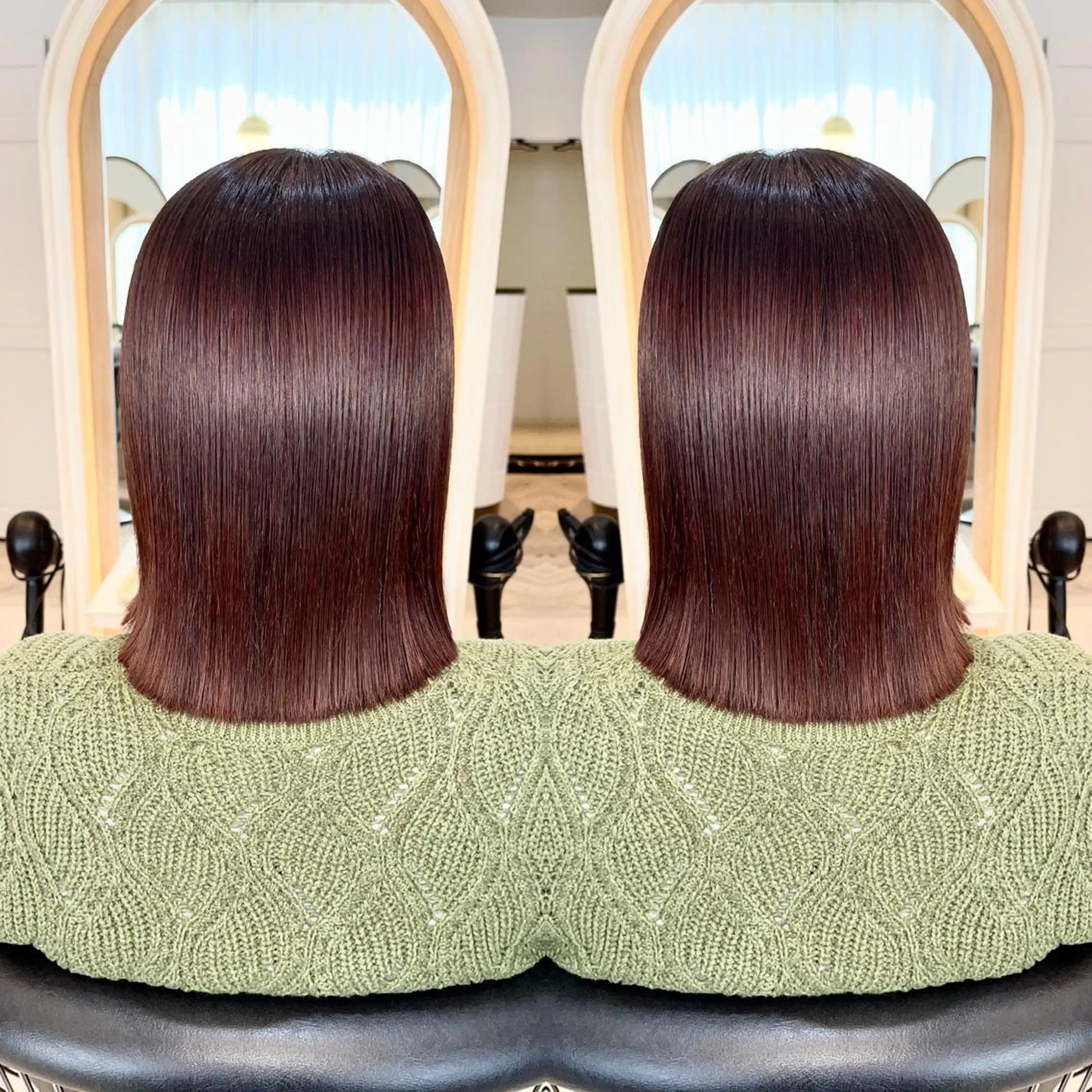 ミディアム 縮毛矯正 youres  hair所属・佐々木 裕一のヘアスタイル