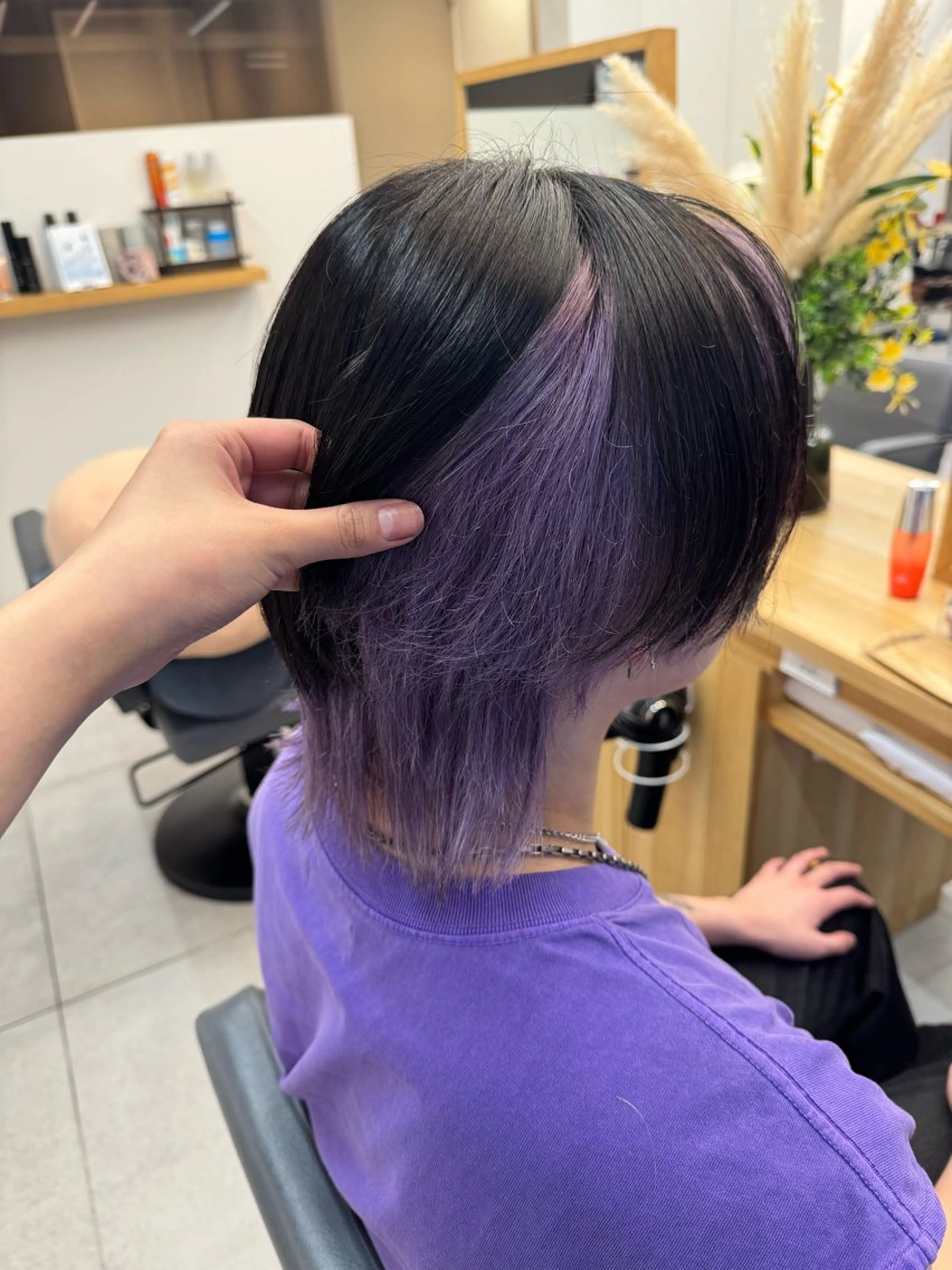 カラー うるツヤカラー💖 なるみももかのヘアスタイル