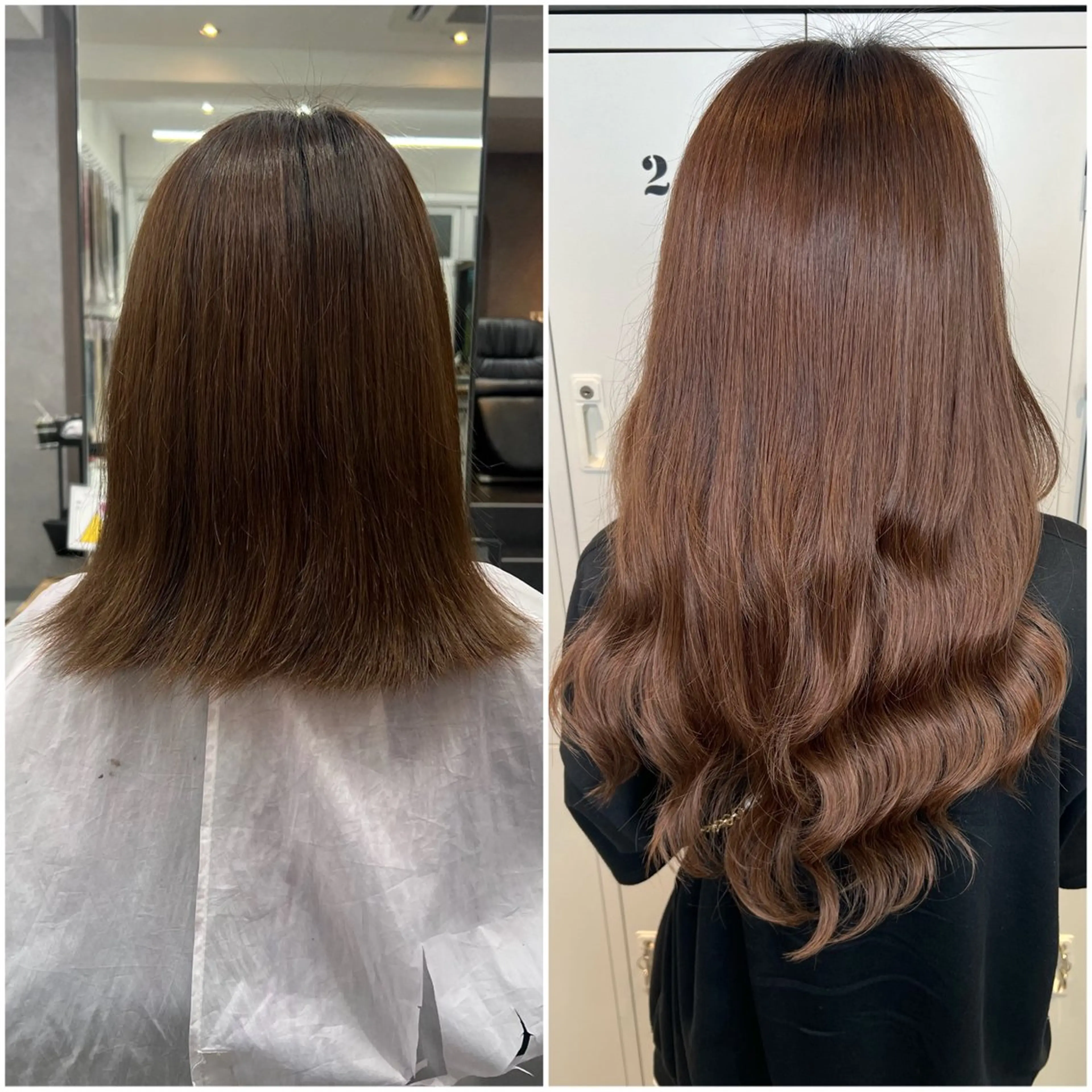 ロング シールエクステ ボブ エクステ いろあそび所属・12月限定🉐カット モデル募集🉐のヘアスタイル