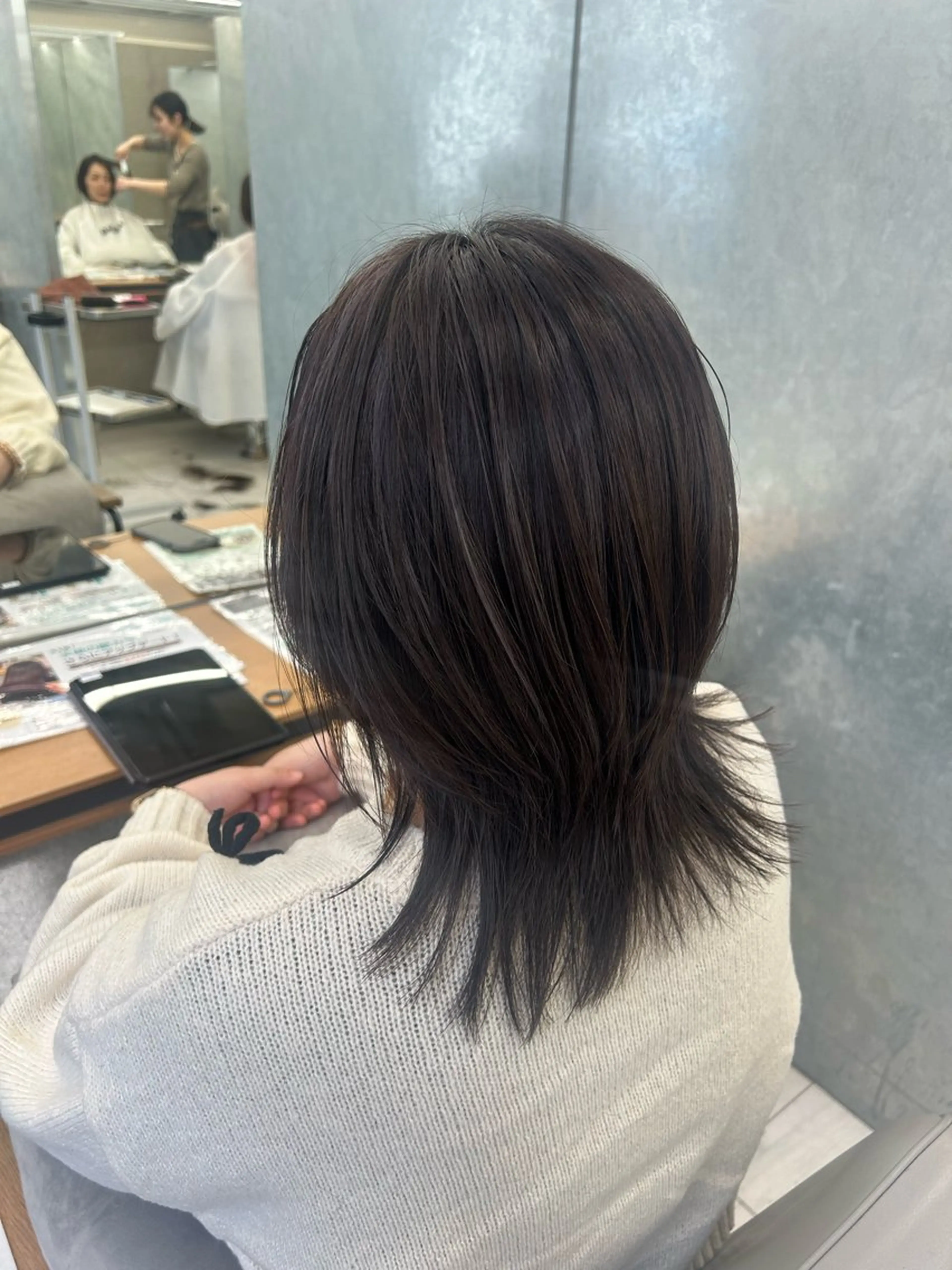 セミロング カラー BASSA池袋 Rera/レイヤーのヘアスタイル