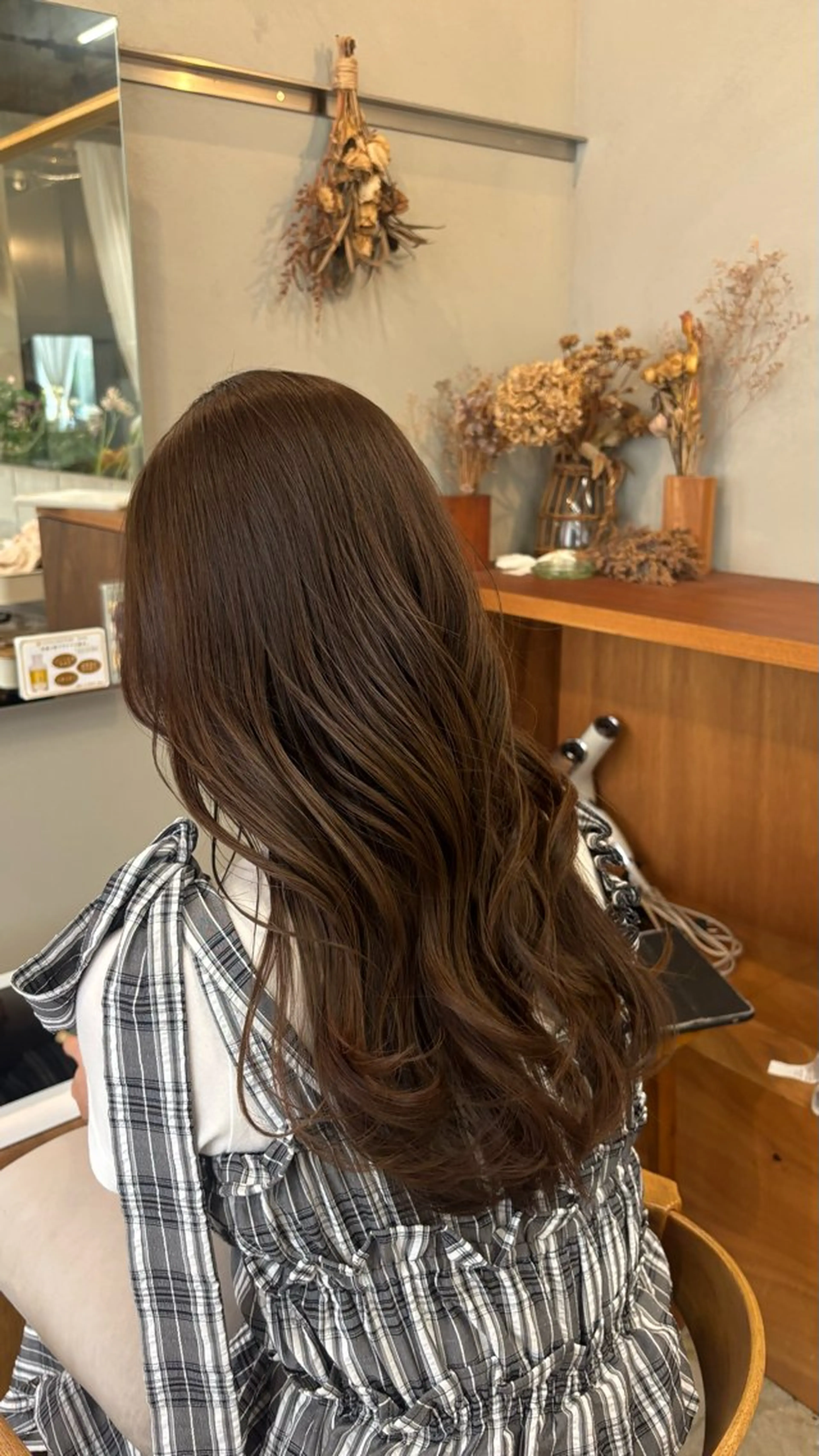 ロング カラー ヘアカラー トリートメント 🌷花屋併設🌷 岡本明日実のヘアスタイル