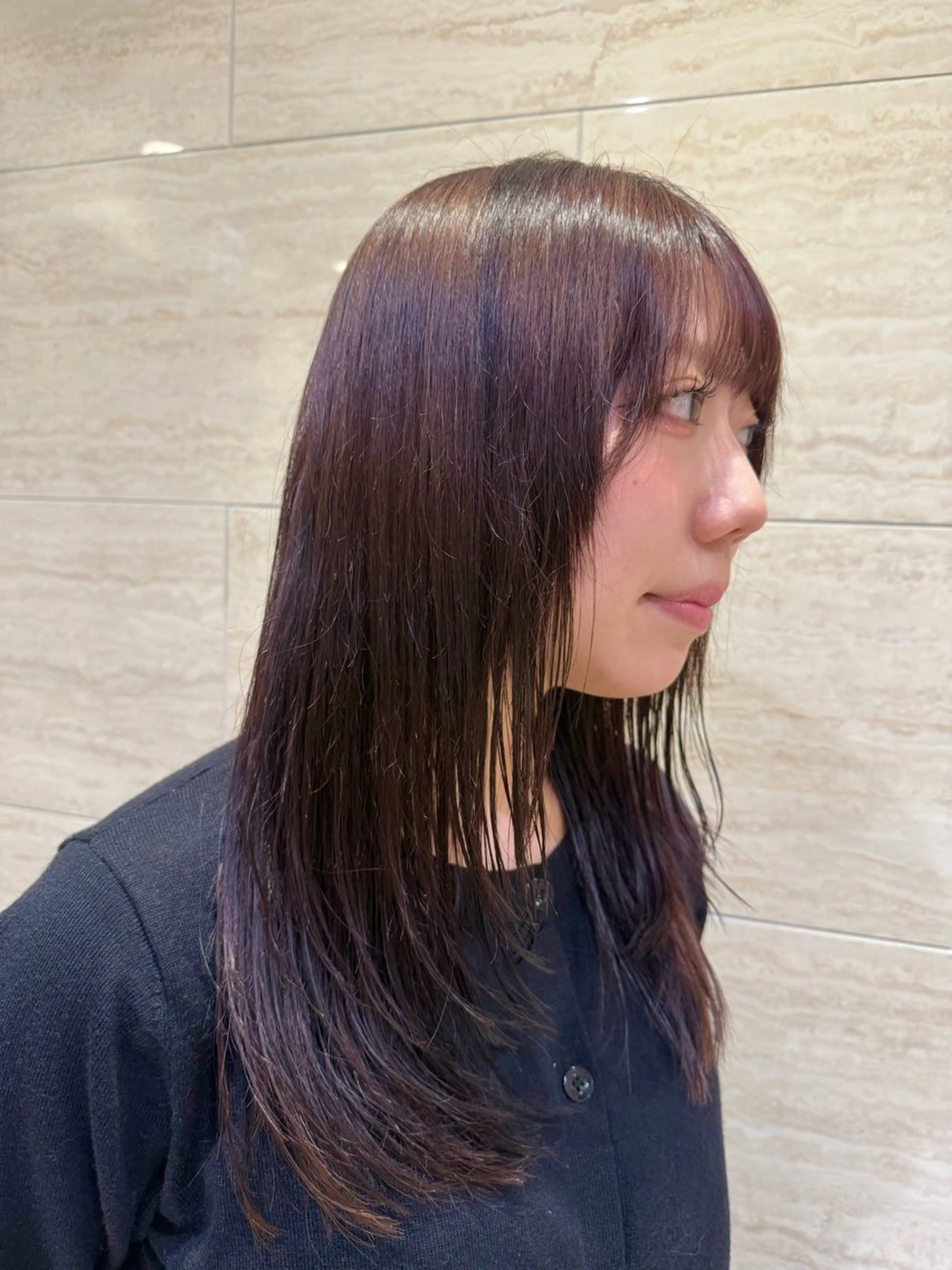 カラー ヘアカラー Rinka🍓カット /髪質改善/縮毛矯正のヘアスタイル