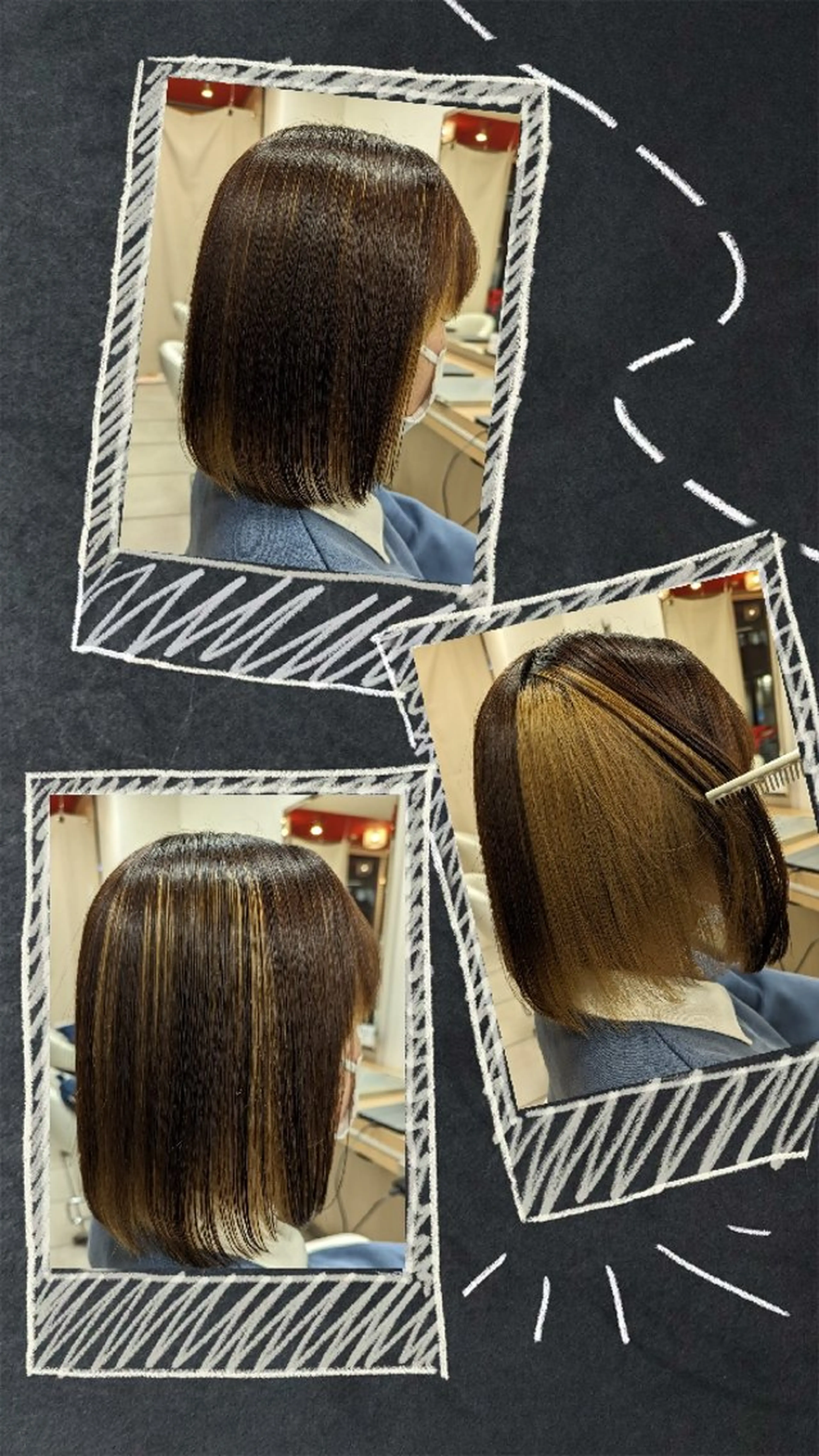 【再来の方はこちら】ダブルカラー＆カットの写真