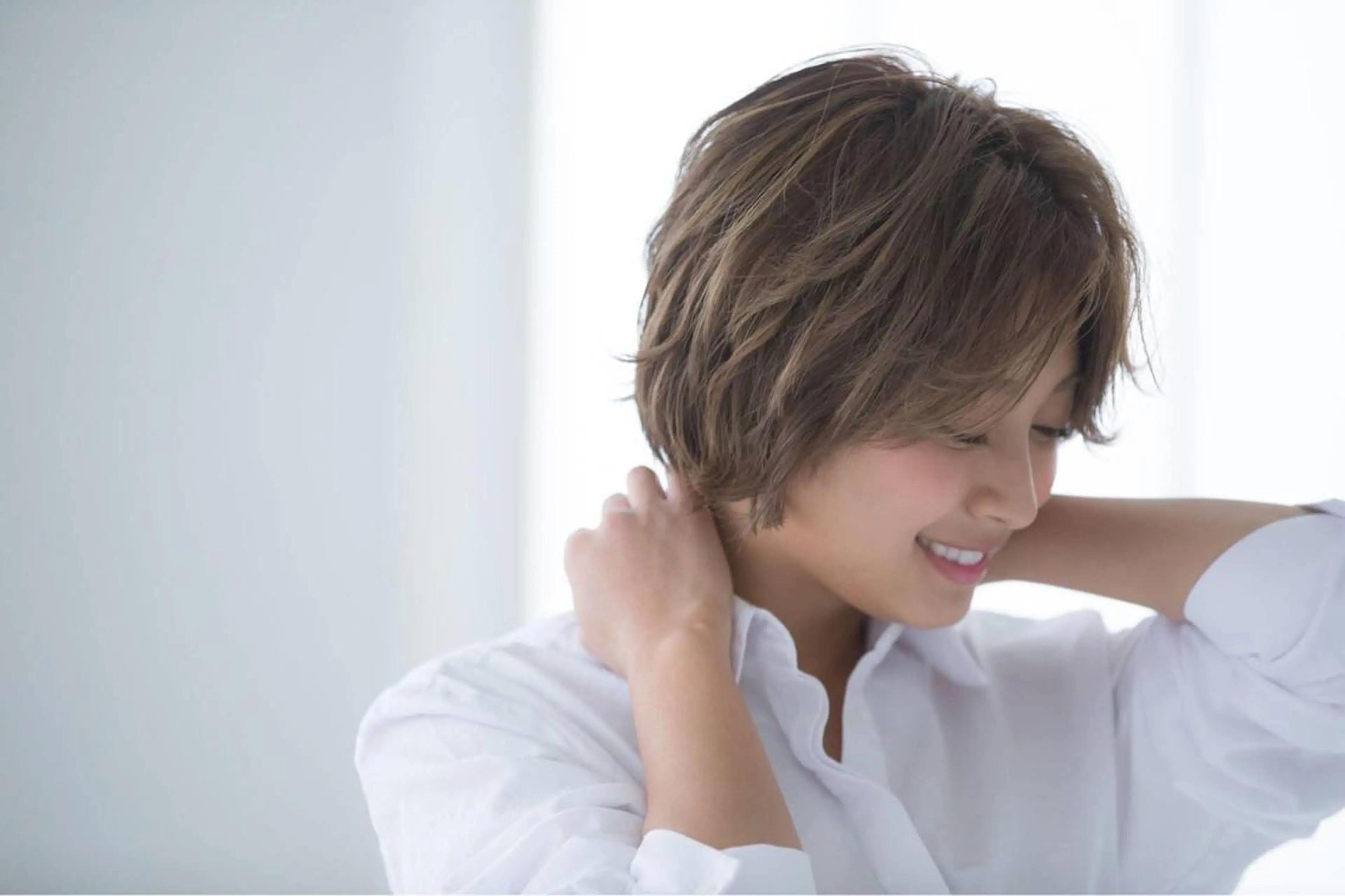 ショート カラー ［銀座］淡色 ラベンダー🫧大村のヘアスタイル