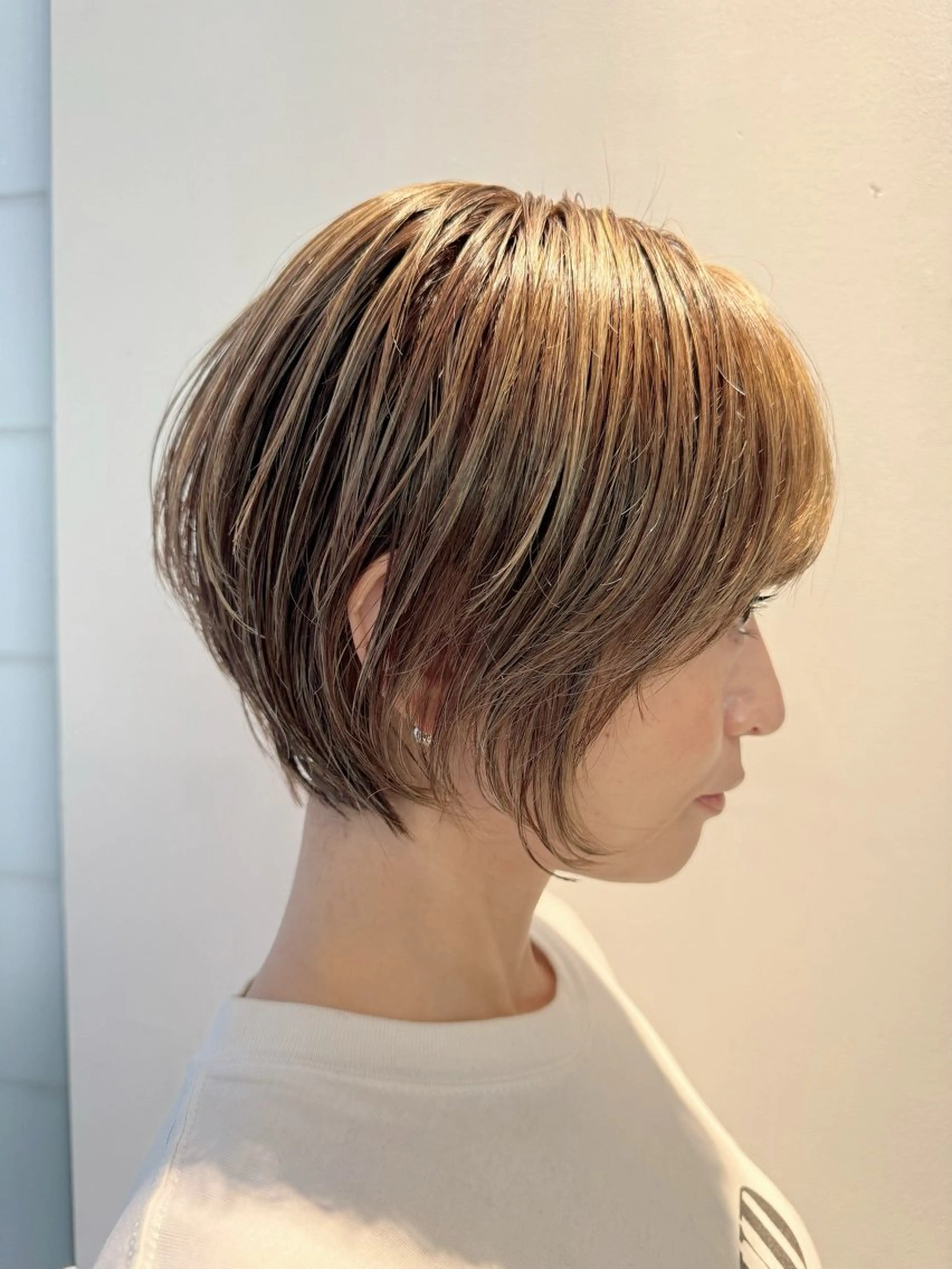 ショート カラー 笠原 健人のヘアスタイル