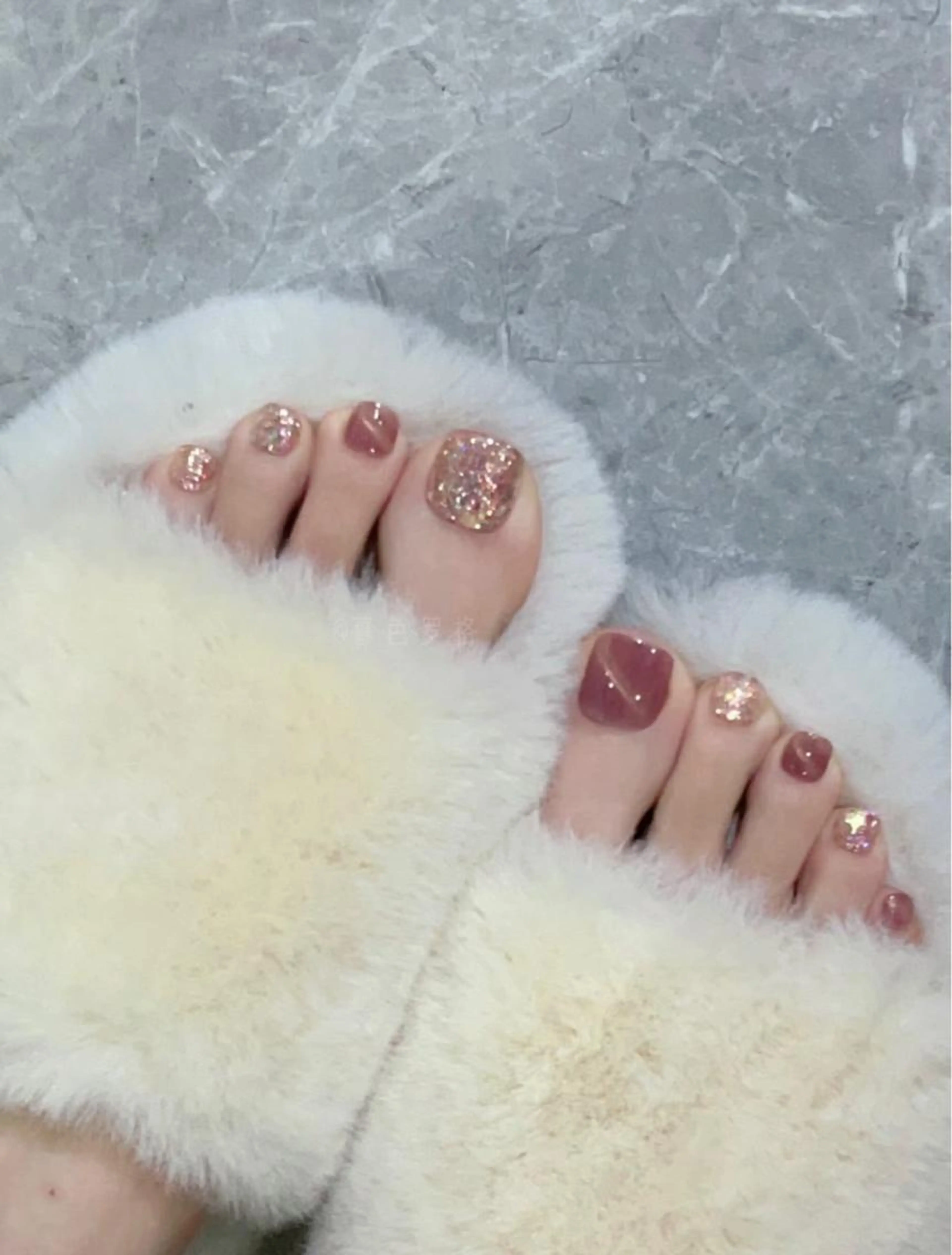 🎀フットネイル　店内デザインの写真