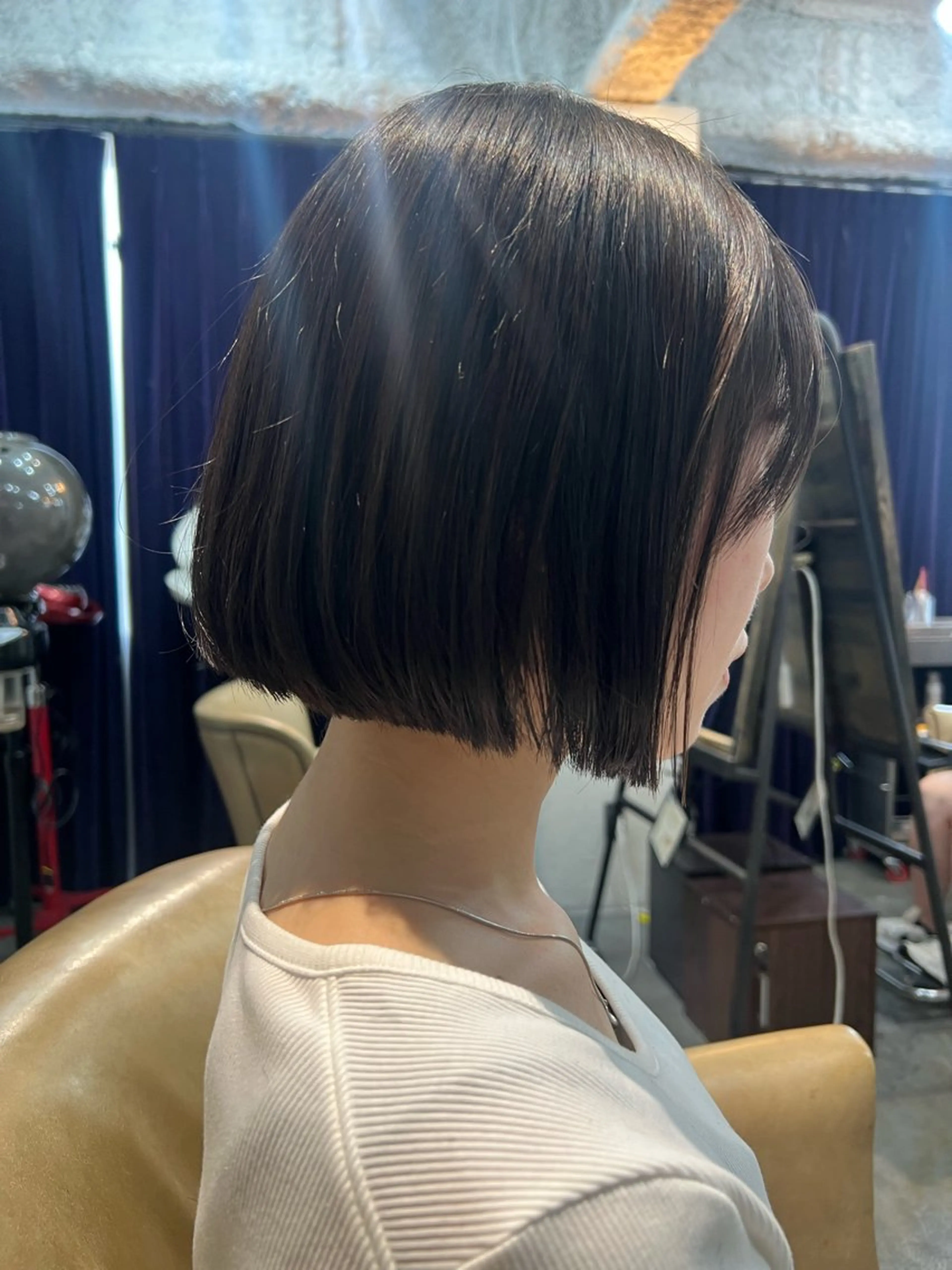 ショート 紙屋町ショート /ボブ　パーマ河内蓮のヘアスタイル