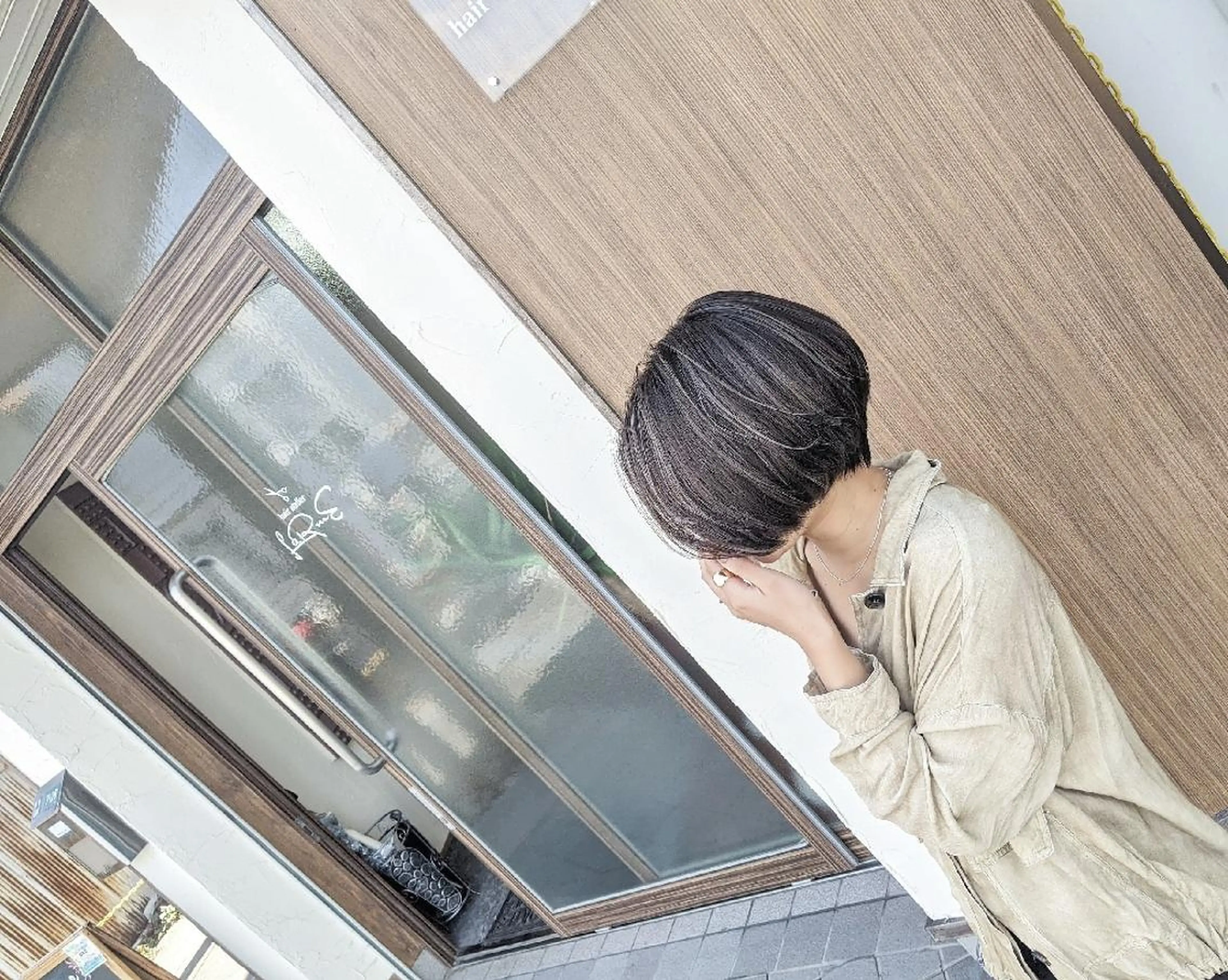 ショート カラー ハイライトカラー ボブ ハイライト LaRmE 代表　HoHaRa.のヘアスタイル