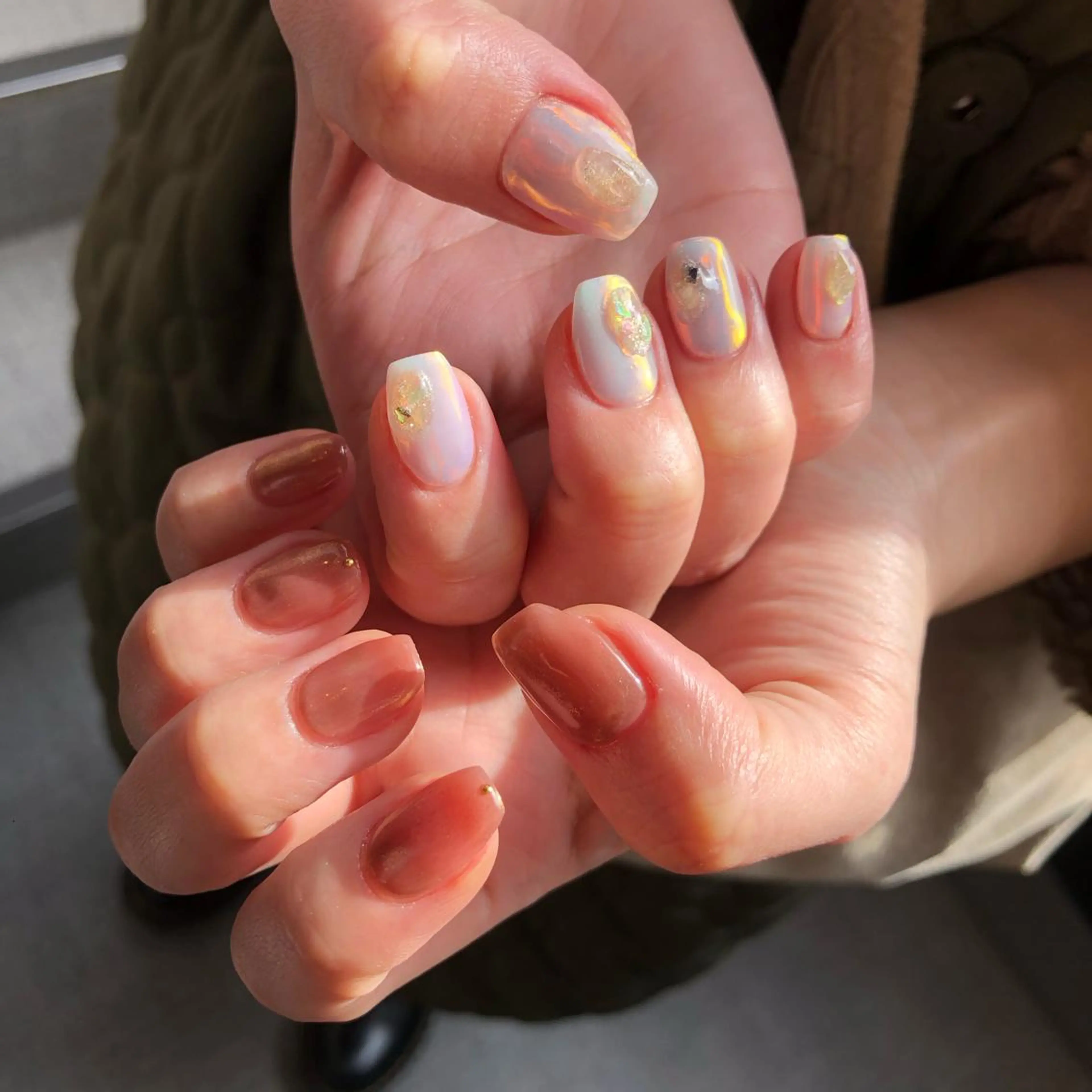 ロング カラー ヘアアレンジ キッズ ネイル マツエク・マツパ 福田 加奈のネイルデザイン