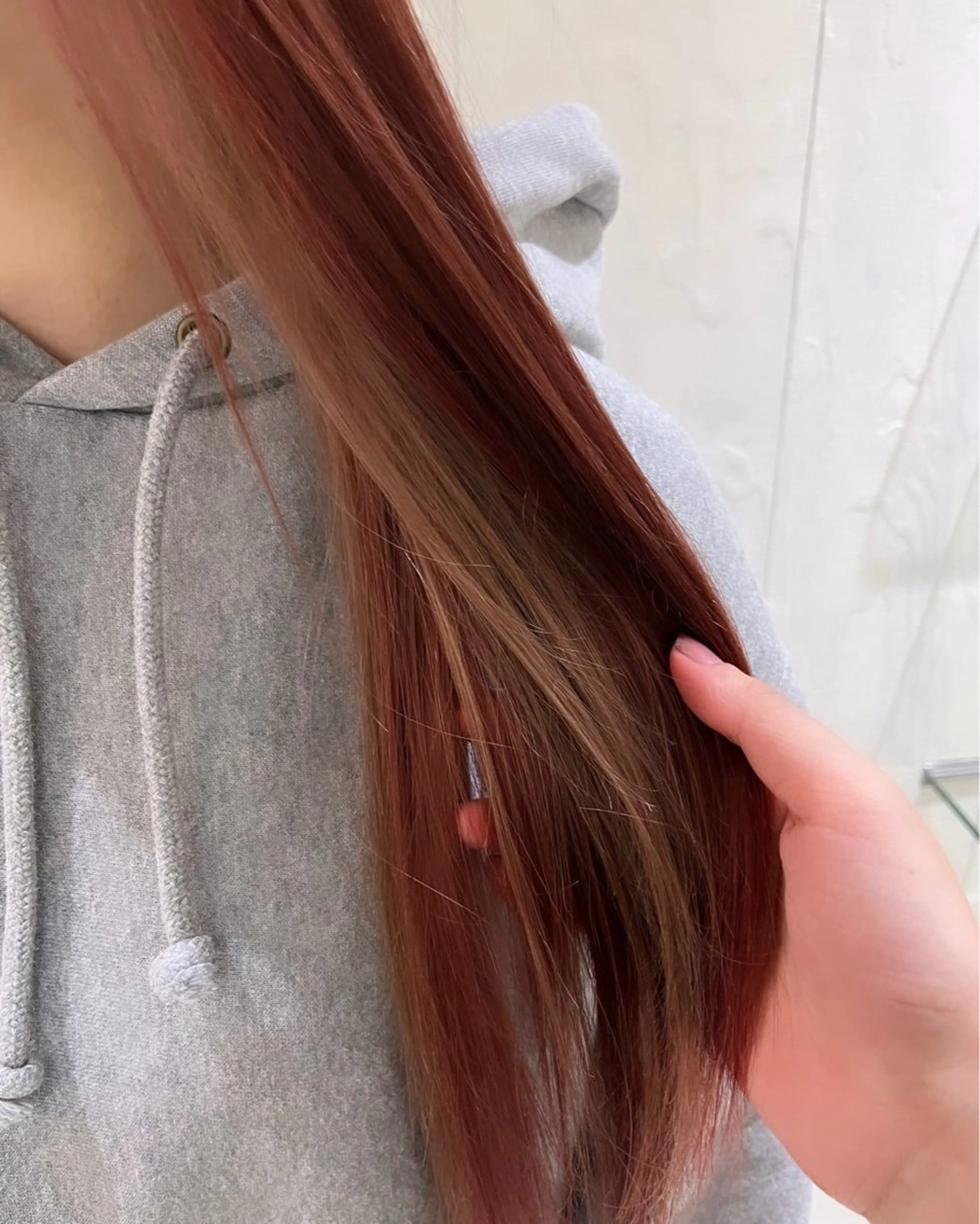 ロング カラー ヘアカラー トリートメント yui🥀/ボブ /ブリーチなしカラーのヘアスタイル