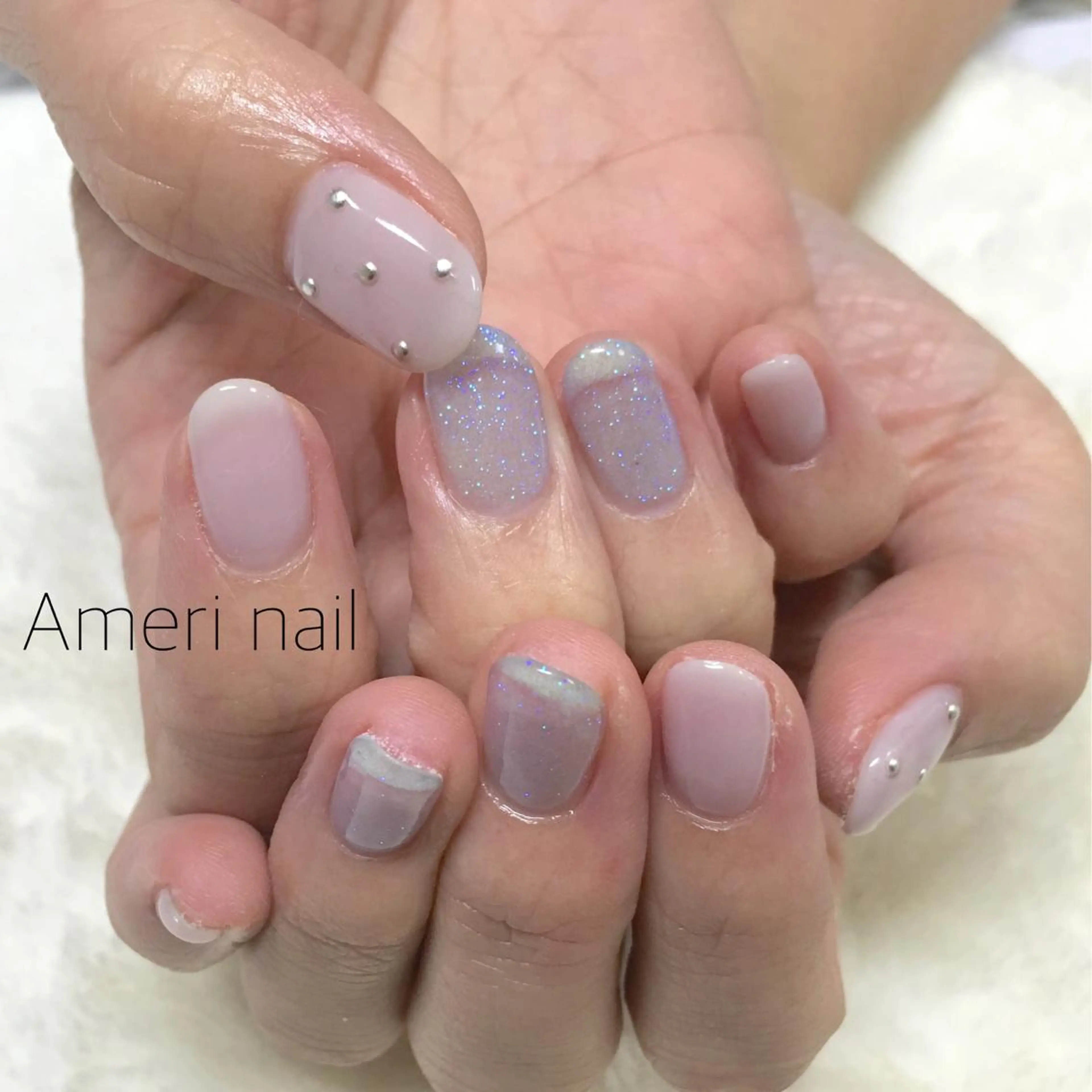 ネイル シンプルネイル Ameri nail /UKIのネイルデザイン