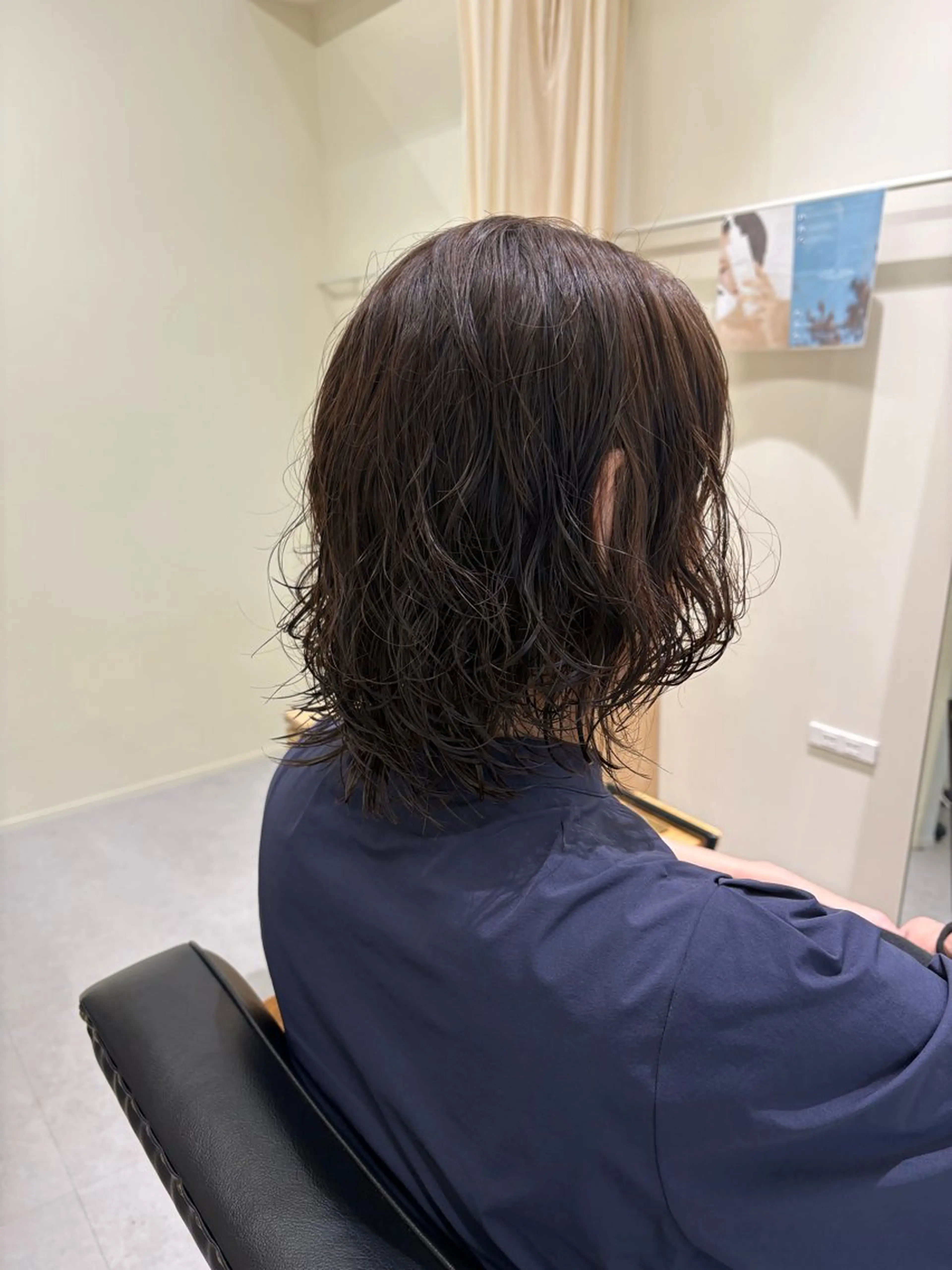 セミロング パーマ natsuki /HUI 金山のヘアスタイル