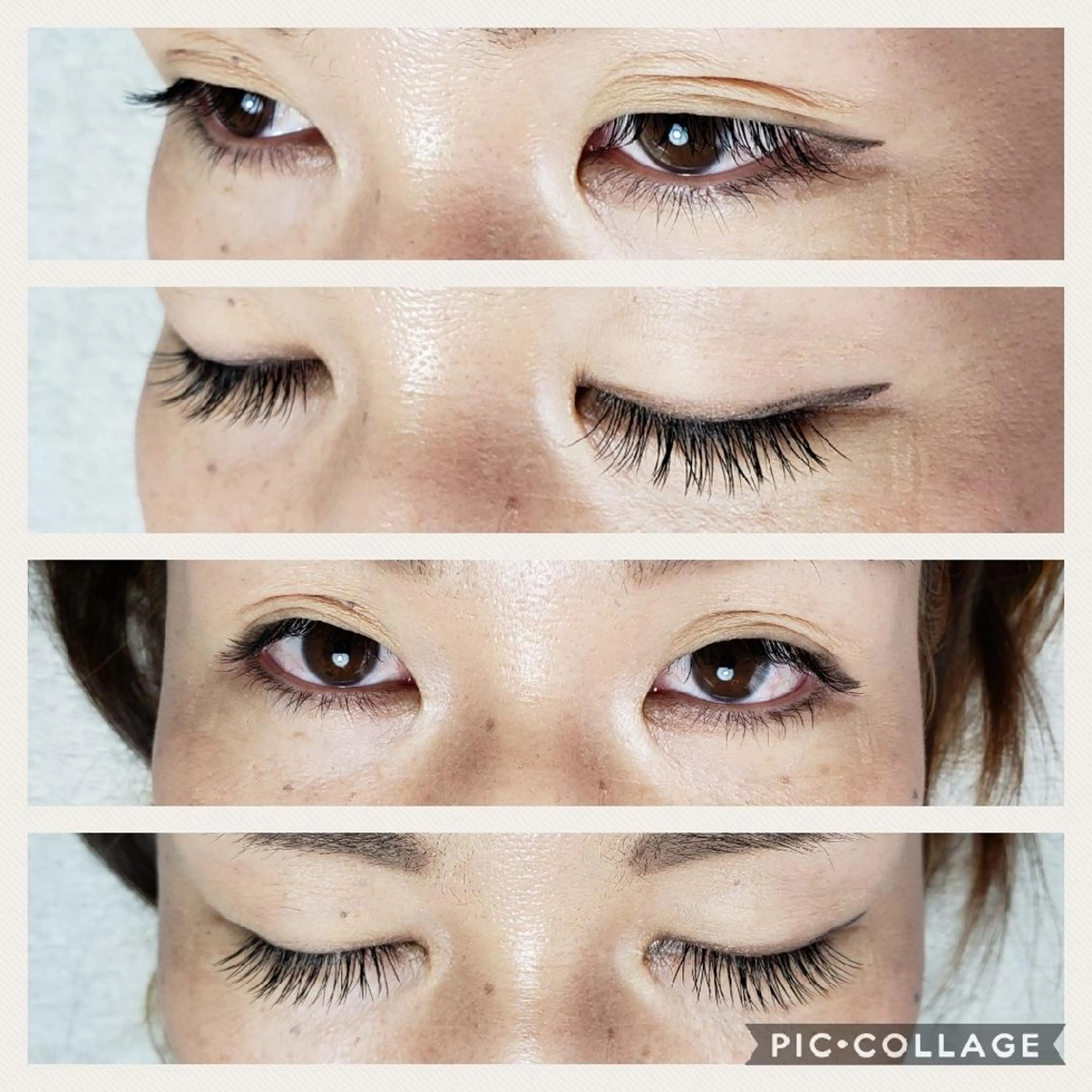 マツエク・マツパ フラットラッシュ Rouge ・ K  　のマツエク・マツパデザイン