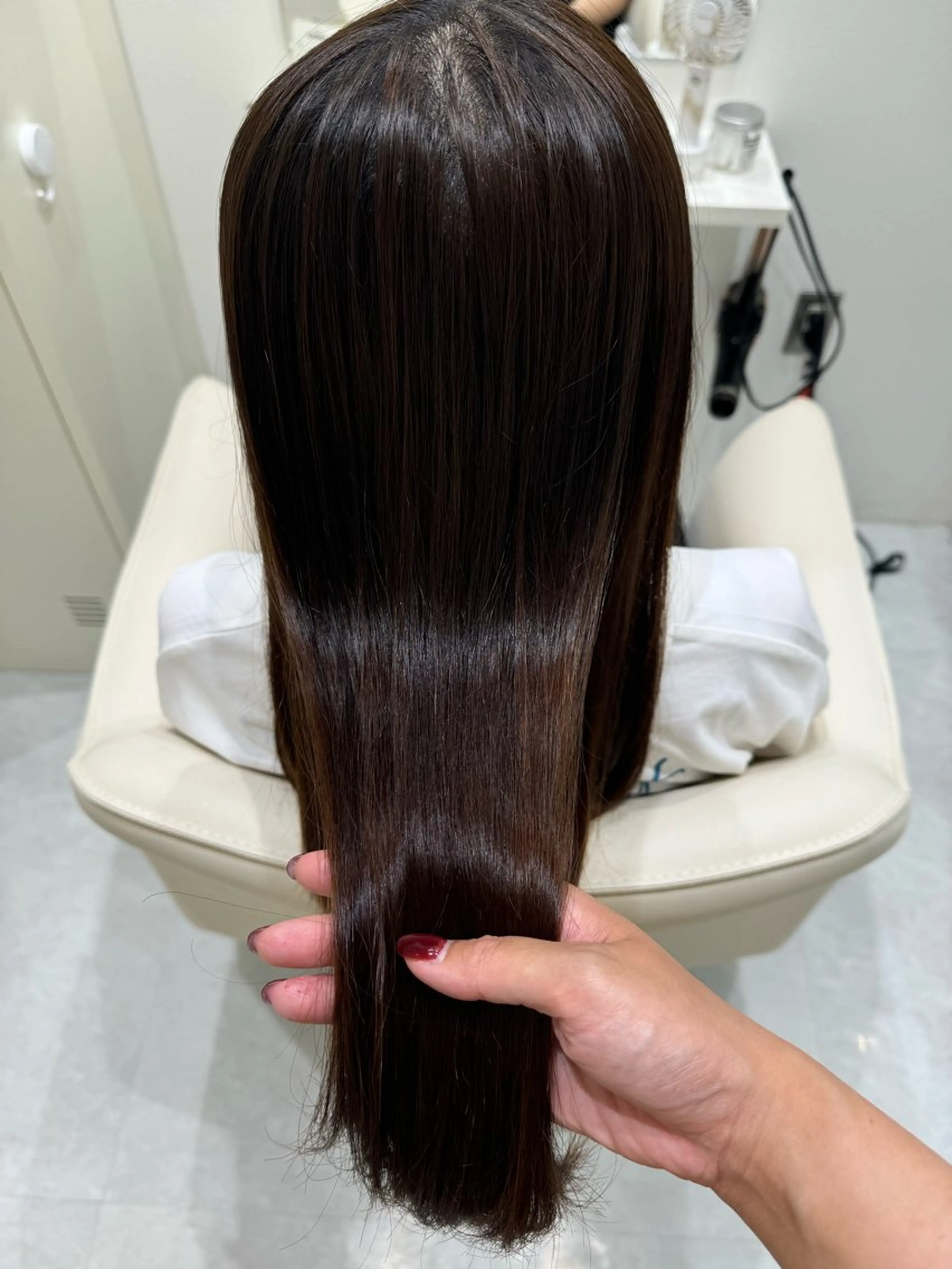 ロング 酸性ストレート カット 縮毛矯正 ボブ支持率NO1 🌈CHIKAのヘアスタイル