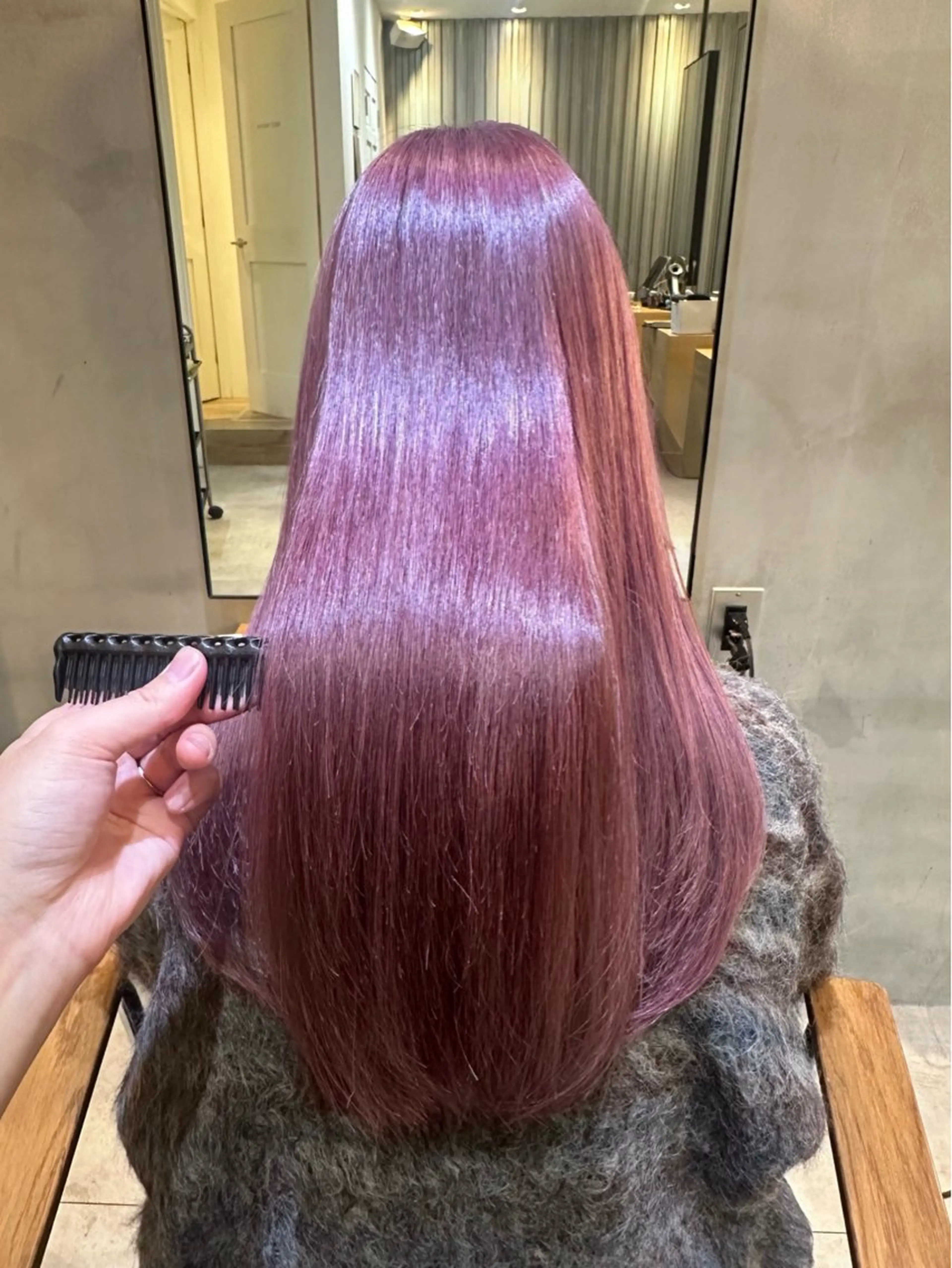 ロング カラー カット ヘアカラー トリートメント 🪞個室サロン/韓国 艶髪/keito🪞のヘアスタイル