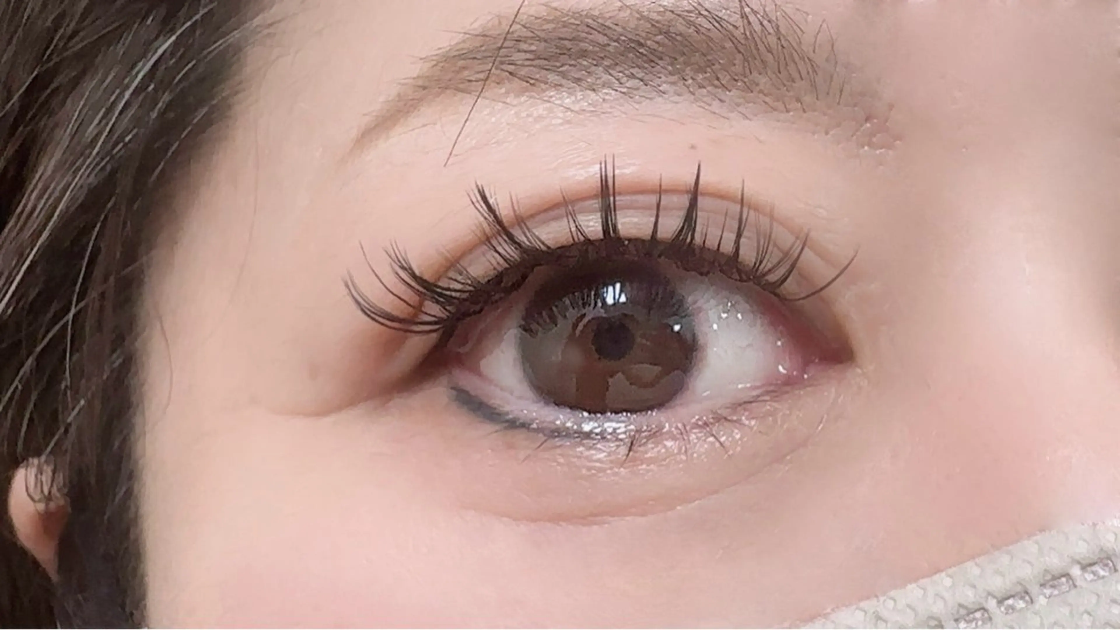 マツエク・マツパ 付け放題 バインドロック 束感まつ毛 カラーマツエク フラットラッシュ Ｍ salon アイラッシュのマツエク・マツパデザイン