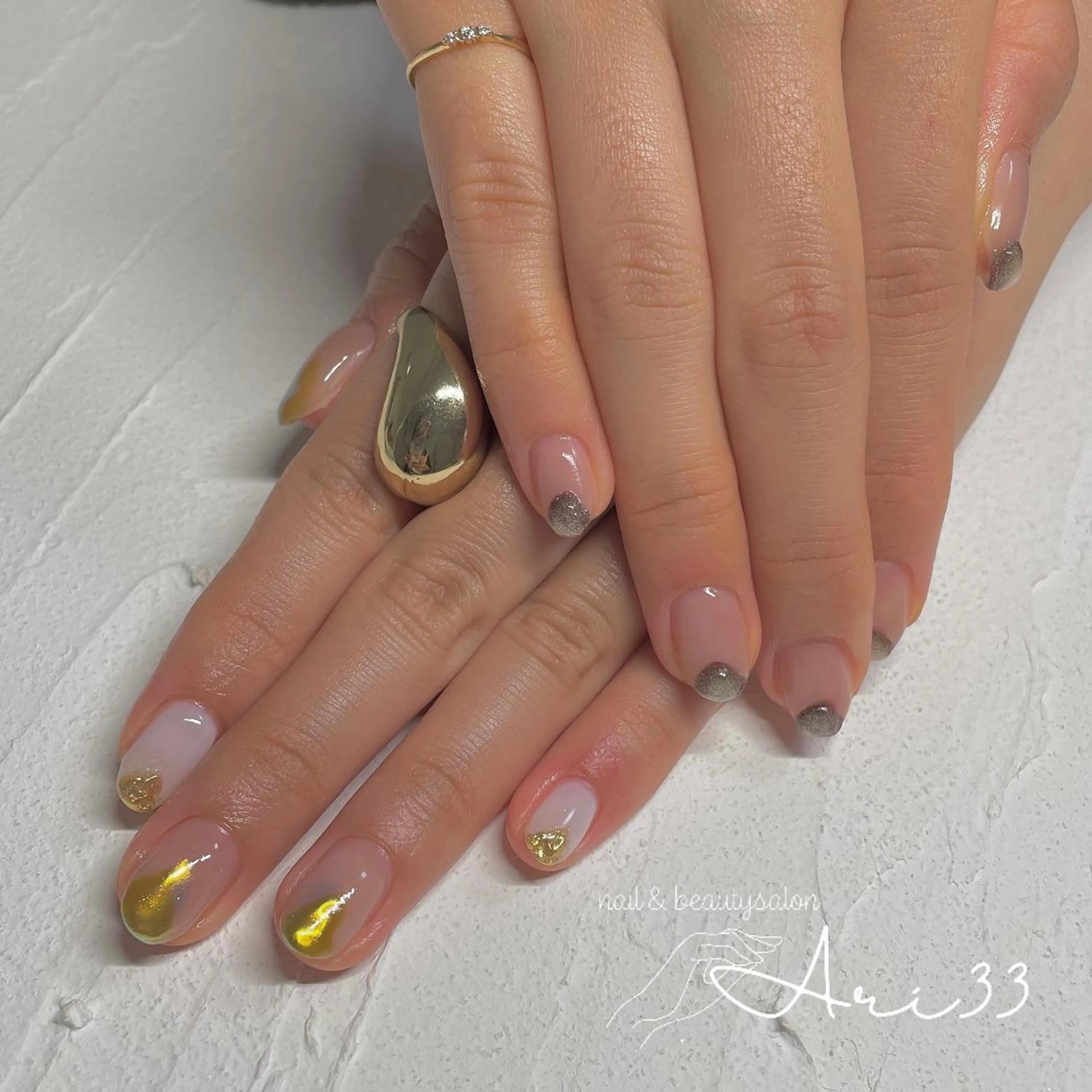 ネイル ハンドネイル プライベートサロン Ari33nailのネイルデザイン