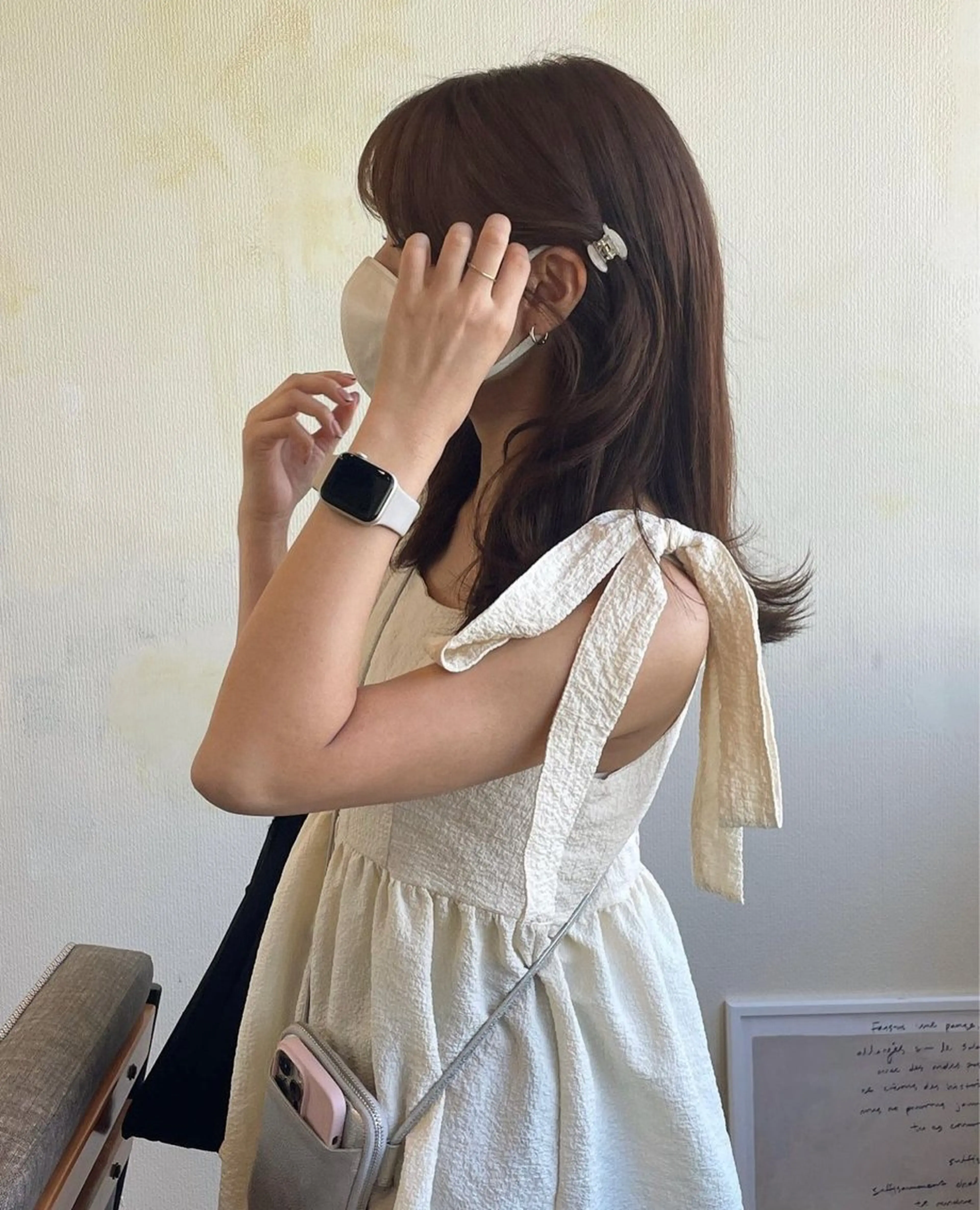 セミロング カラー R-5 shonandai所属・🍋透け感カラー🍃 オリーブ🍐Kahoのヘアスタイル