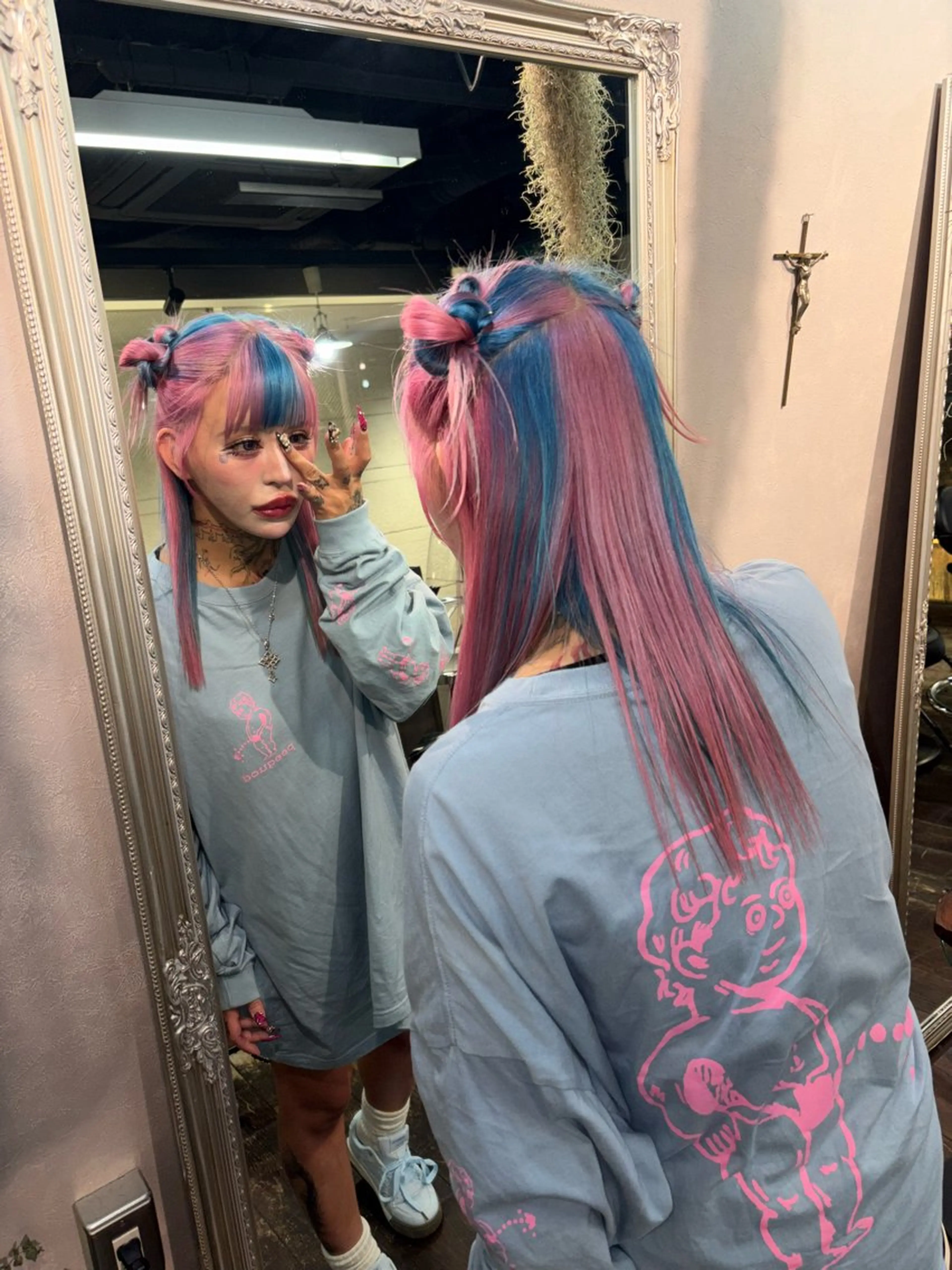 ミディアム カラー ヘアカラー givet所属・心斎橋/デザインカラ ー/海外風/ナツミのヘアスタイル