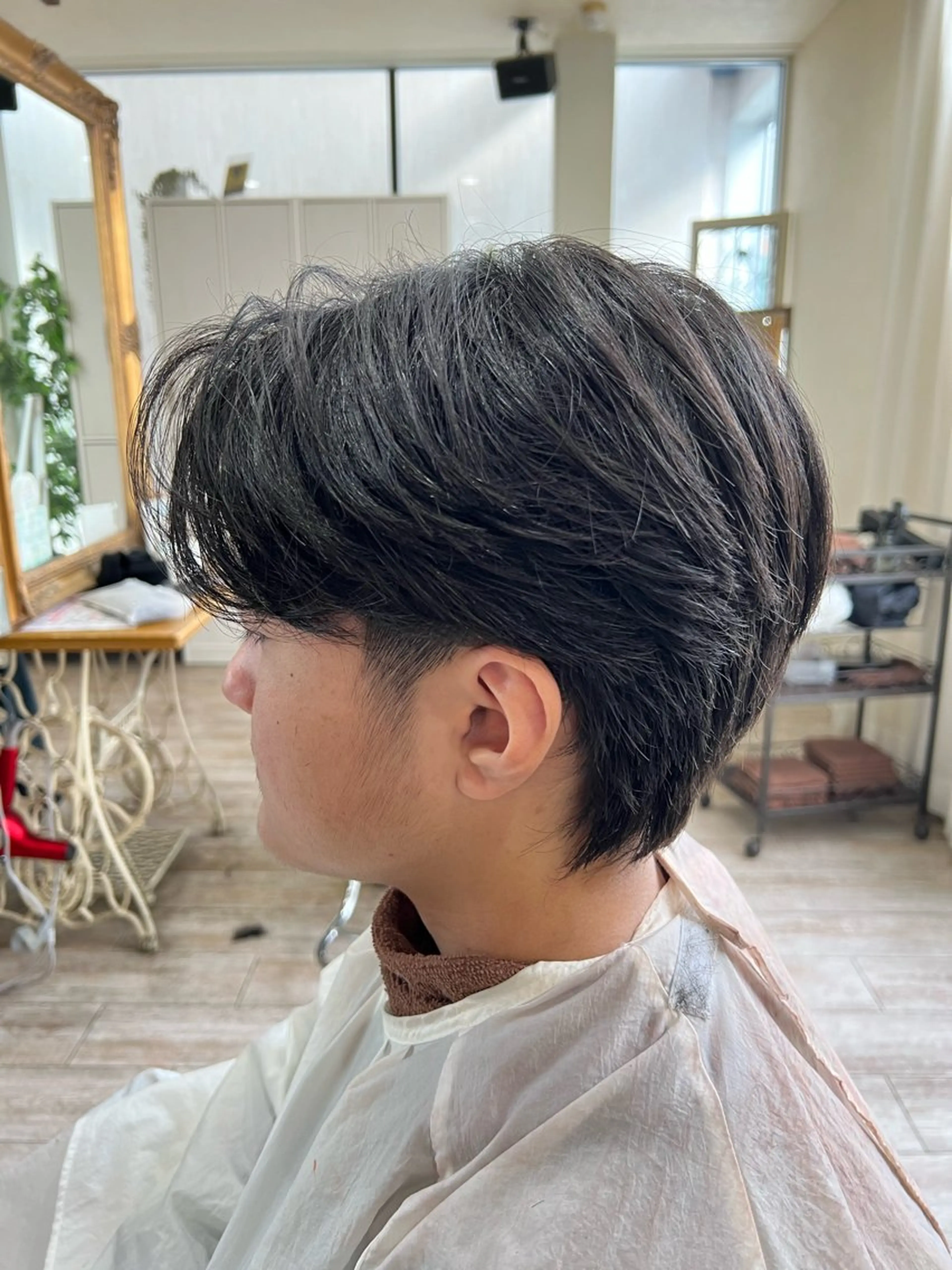 メンズ フェザーパーマ メンズパーマ カット 髪質改善/縮毛矯正 /メンズ/佐澤りょうのヘアスタイル