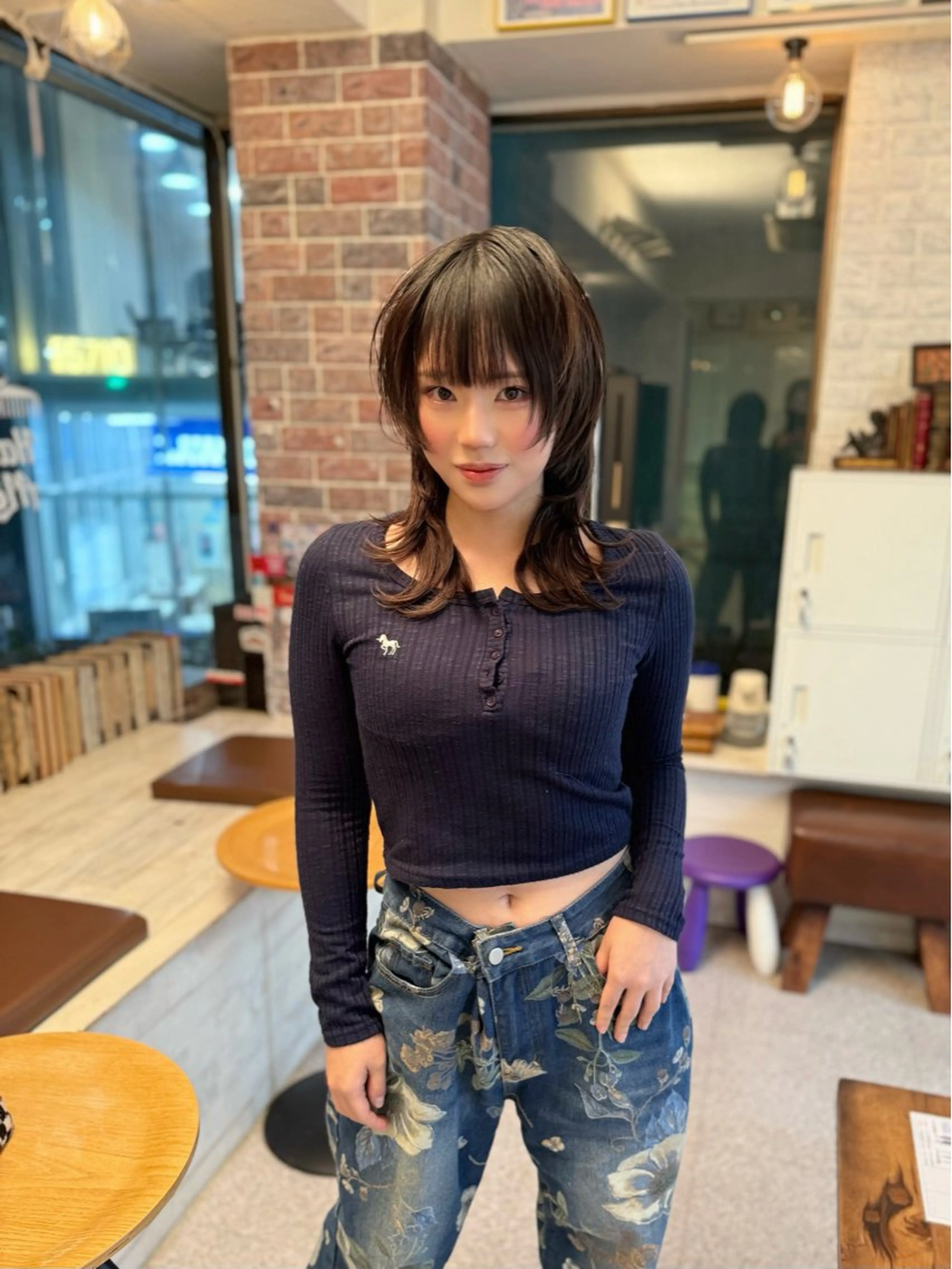 ショート エクステ ウルフレイヤー エクステ/kokiのヘアスタイル