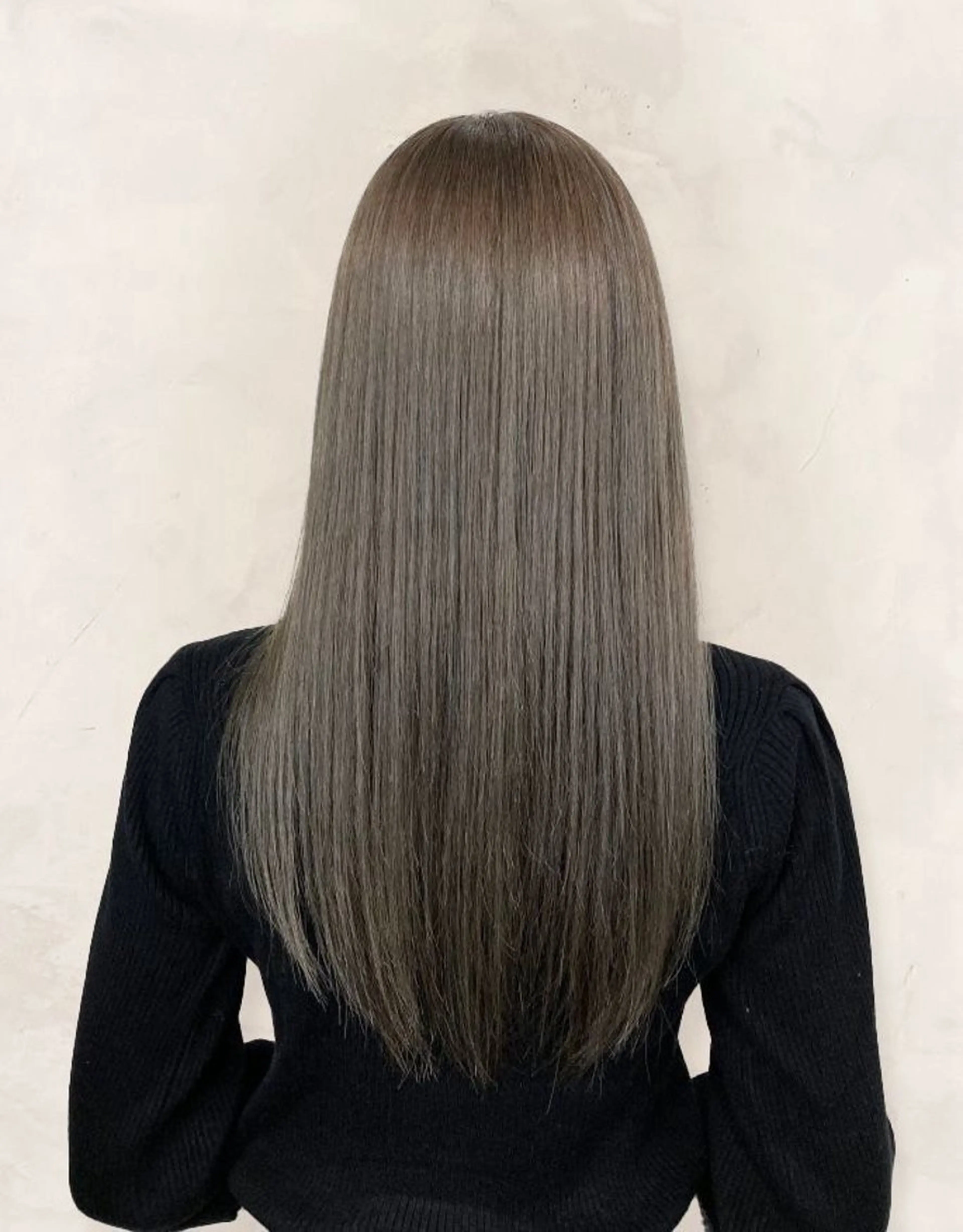 ロング 最小ダメージ縮毛矯正 /暖色カラー/Rieのヘアスタイル